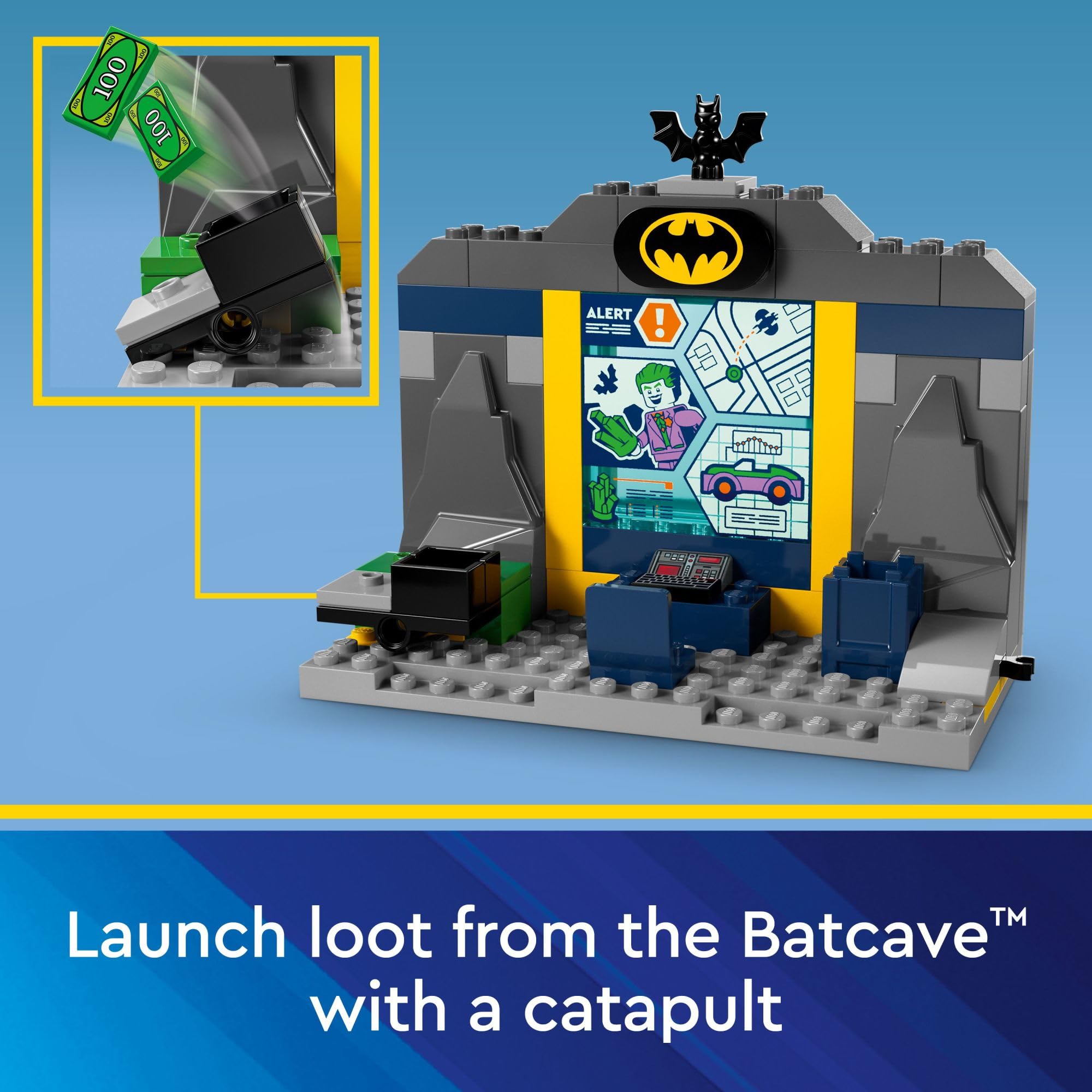 Foto 7 pulgar | Juguete Lego Dc Batman The Batcave Con Batman, Batgirl Y El Joker - Venta Internacional.