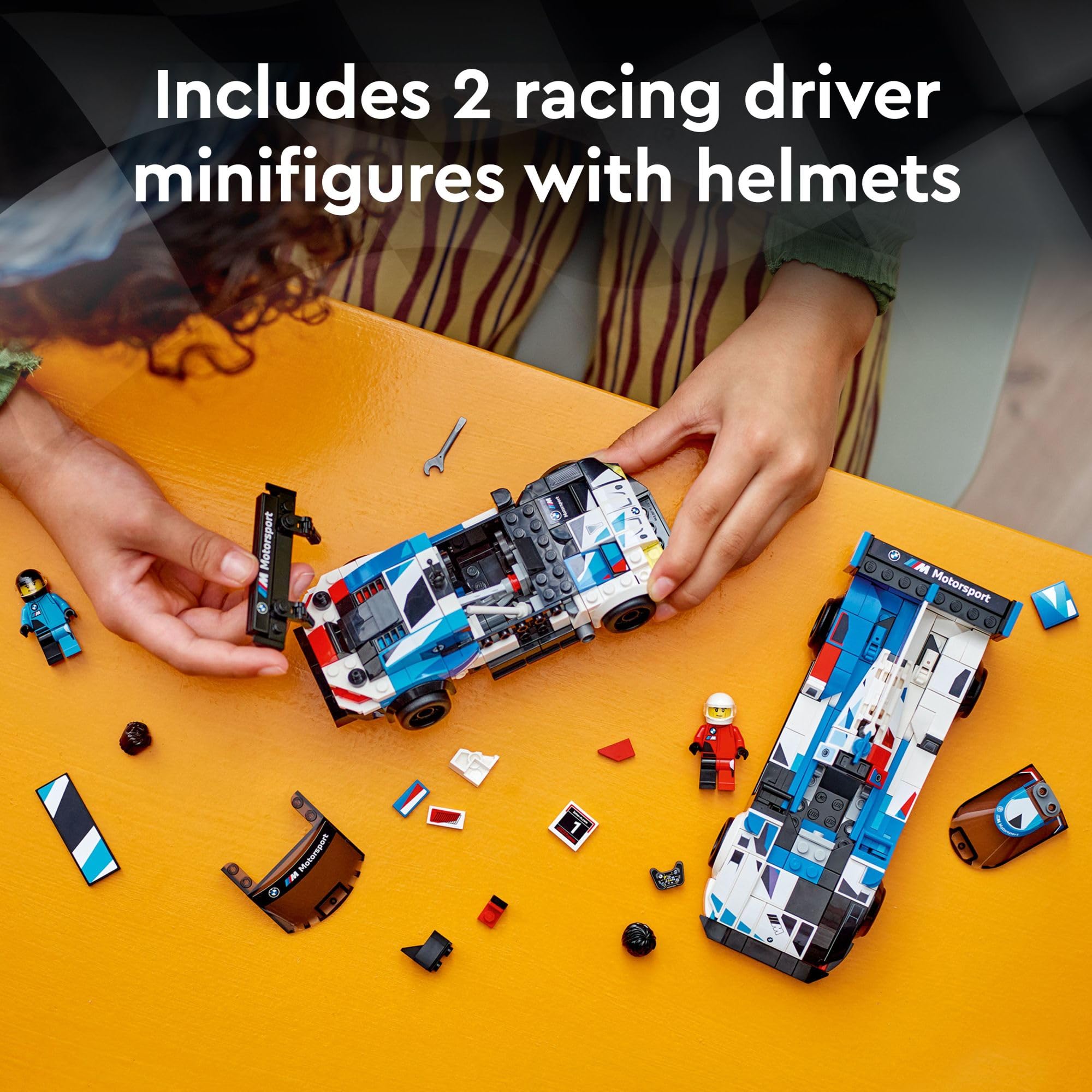 Foto 7 pulgar | Los Campeones De Velocidad Lego De Juguete Bmw M4 Gt3 Y Bmw M Hybrid V8 - Venta Internacional.