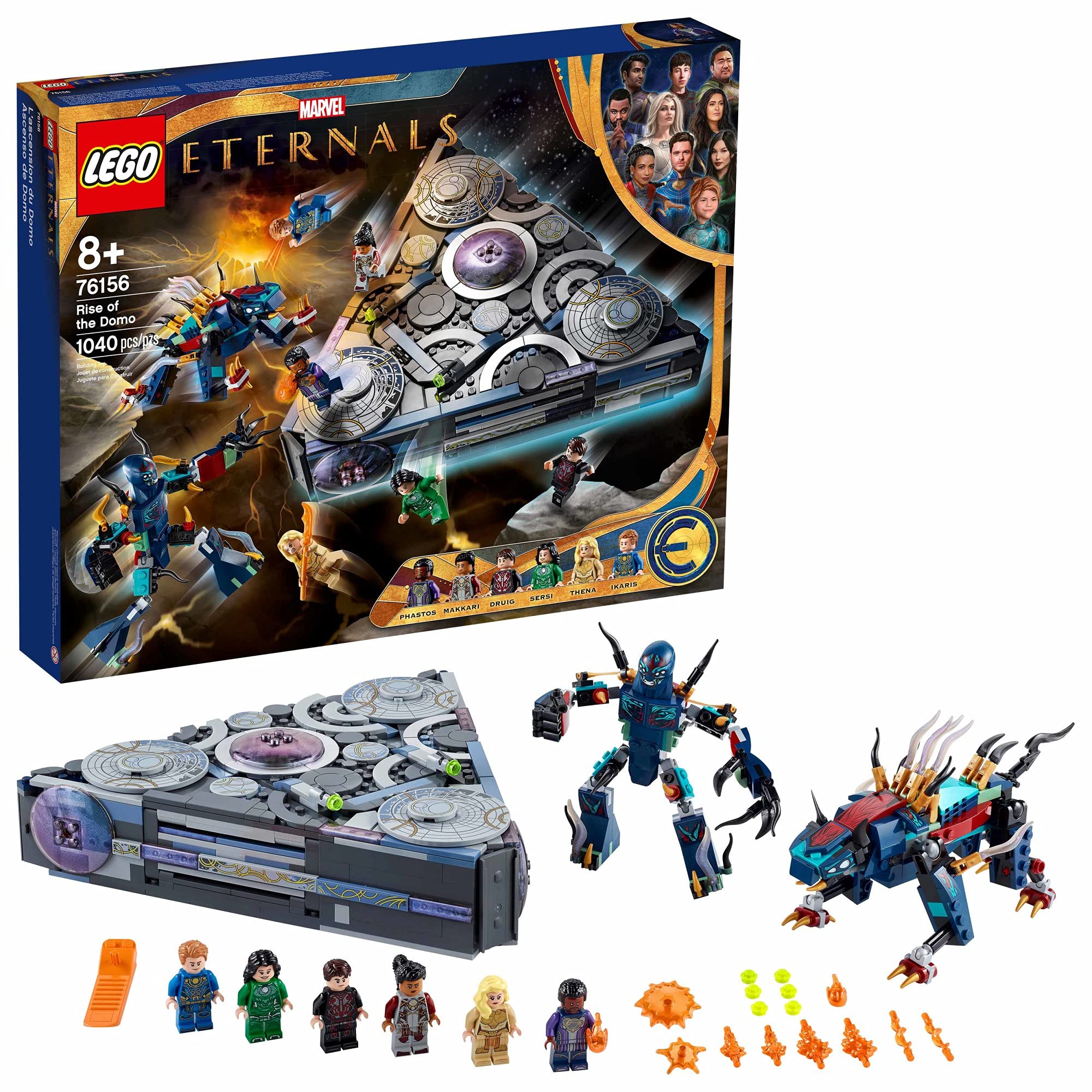 Kit De Construcción Lego Marvel Rise Of The Domo 76156 Con 6 Minifiguras - Venta Internacional.