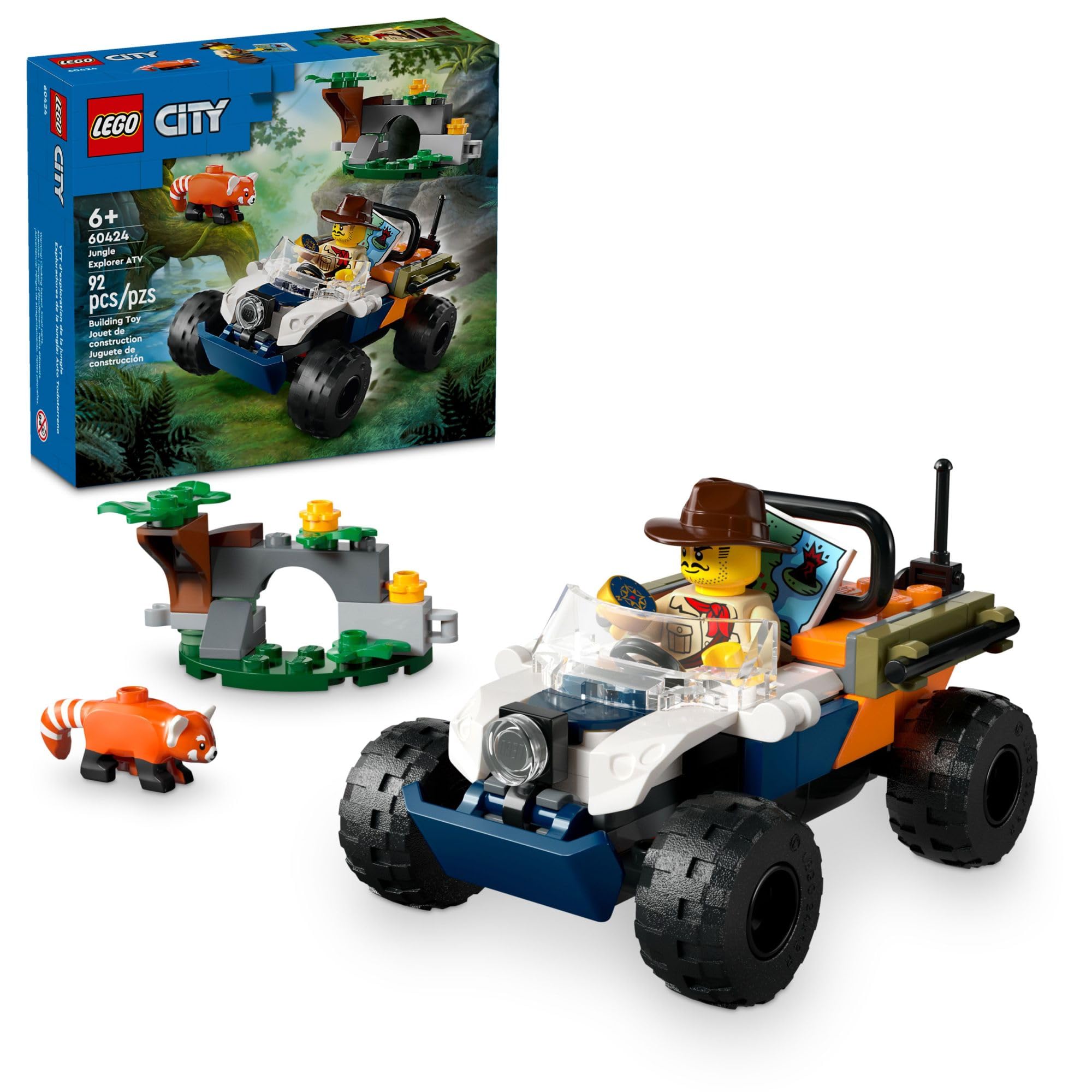 Foto 2 pulgar | Todoterreno Lego City Jungle Explorer Red Panda Mission 60424 - Venta Internacional.