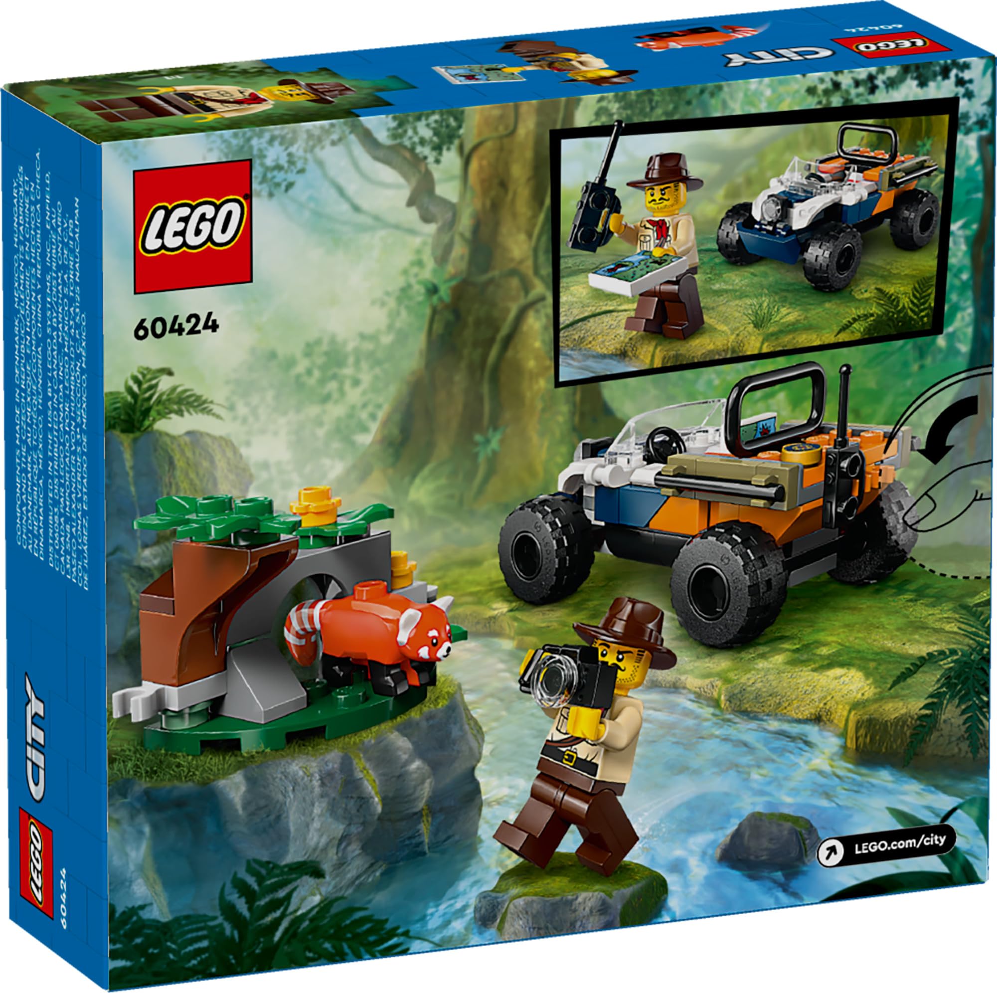 Foto 8 pulgar | Todoterreno Lego City Jungle Explorer Red Panda Mission 60424 - Venta Internacional.