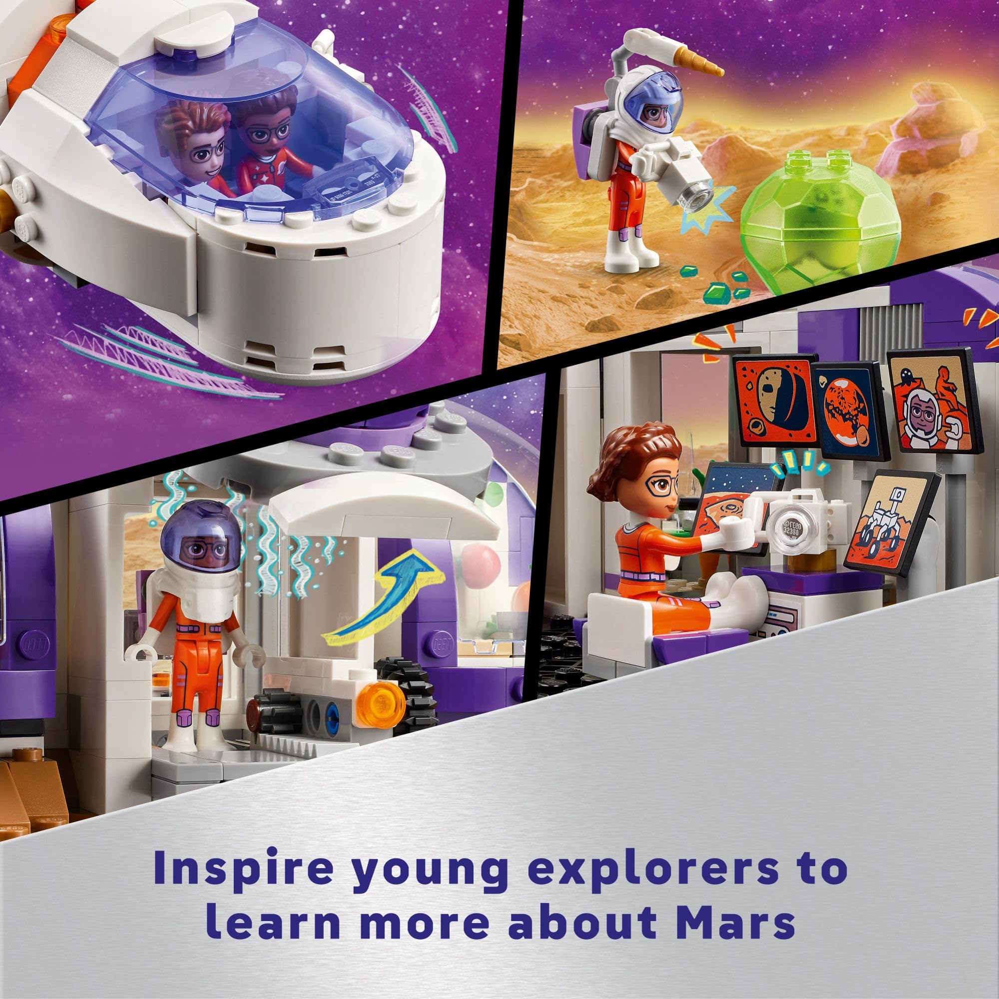 Foto 6 pulgar | Toy Lego Friends Mars Space Base And Rocket 42605, Más De 8 Años - Venta Internacional.
