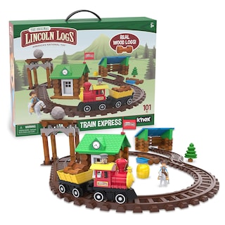 Foto 1 | Juguete De Construcción Basic Fun Lincoln Logs-sawmill Express Train - Venta Internacional.