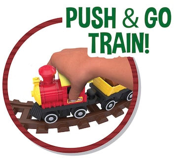 Foto 5 | Juguete De Construcción Basic Fun Lincoln Logs-sawmill Express Train - Venta Internacional.