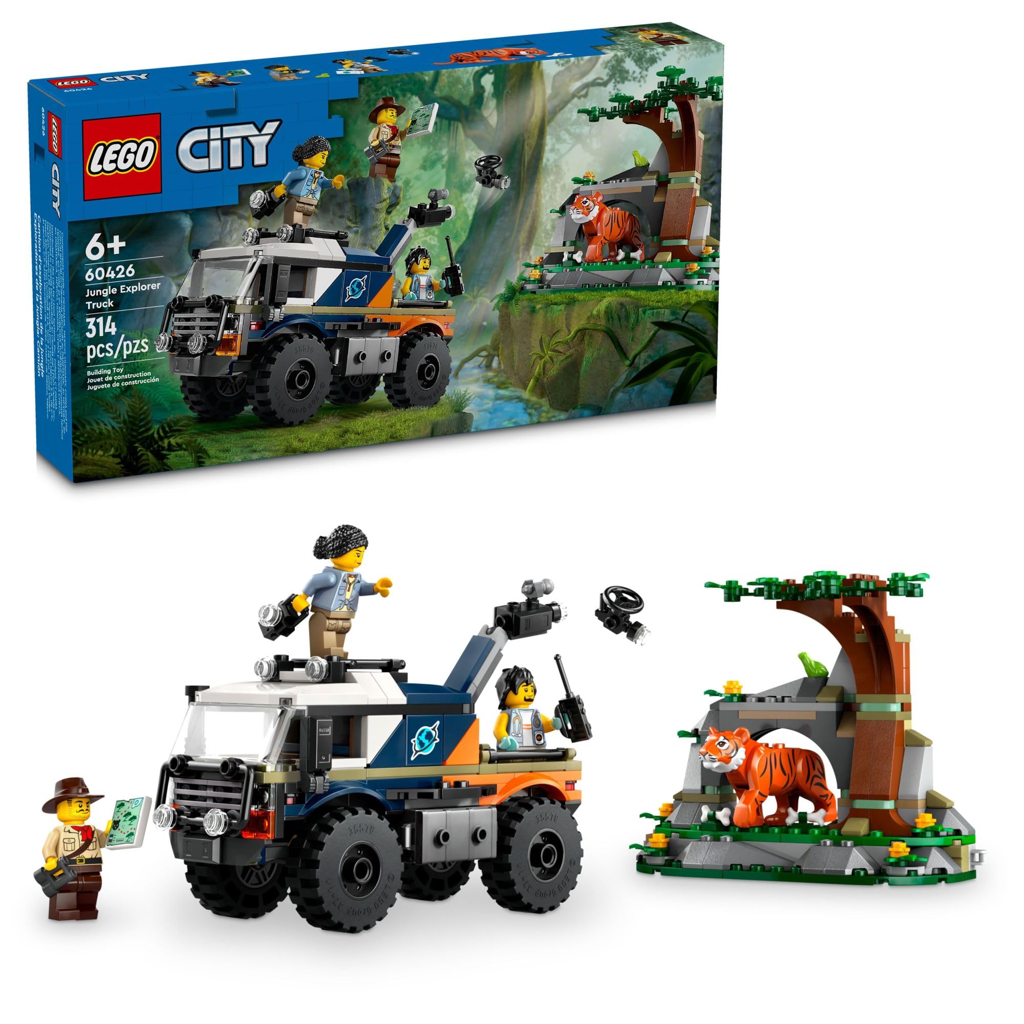 Foto 2 pulgar | Set De Construcción Lego City Jungle Explorer Off-road Truck 60426 - Venta Internacional.