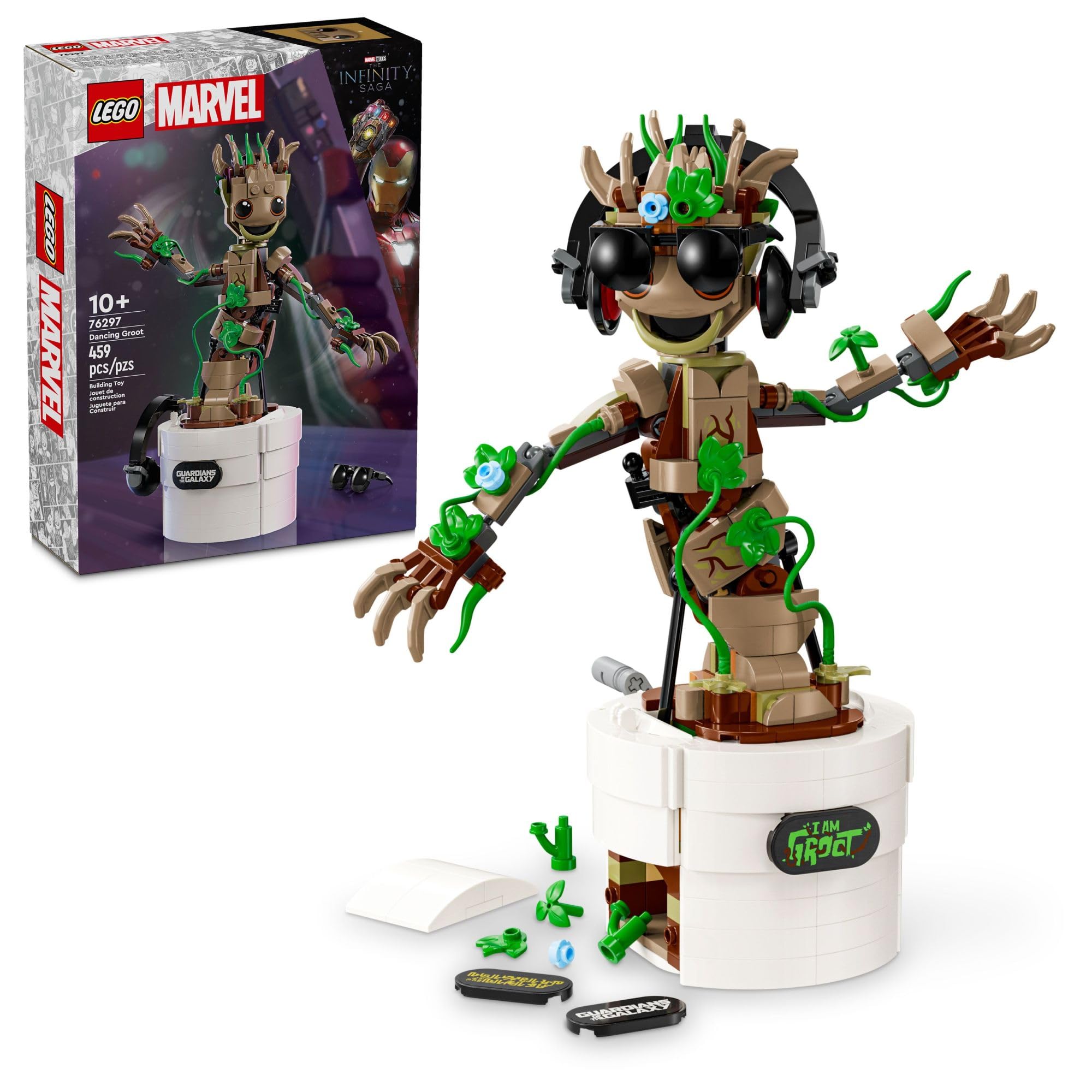 Foto 2 pulgar | Juguete Lego Marvel Dancing Groot Guardianes De La Galaxia 76297 - Venta Internacional.