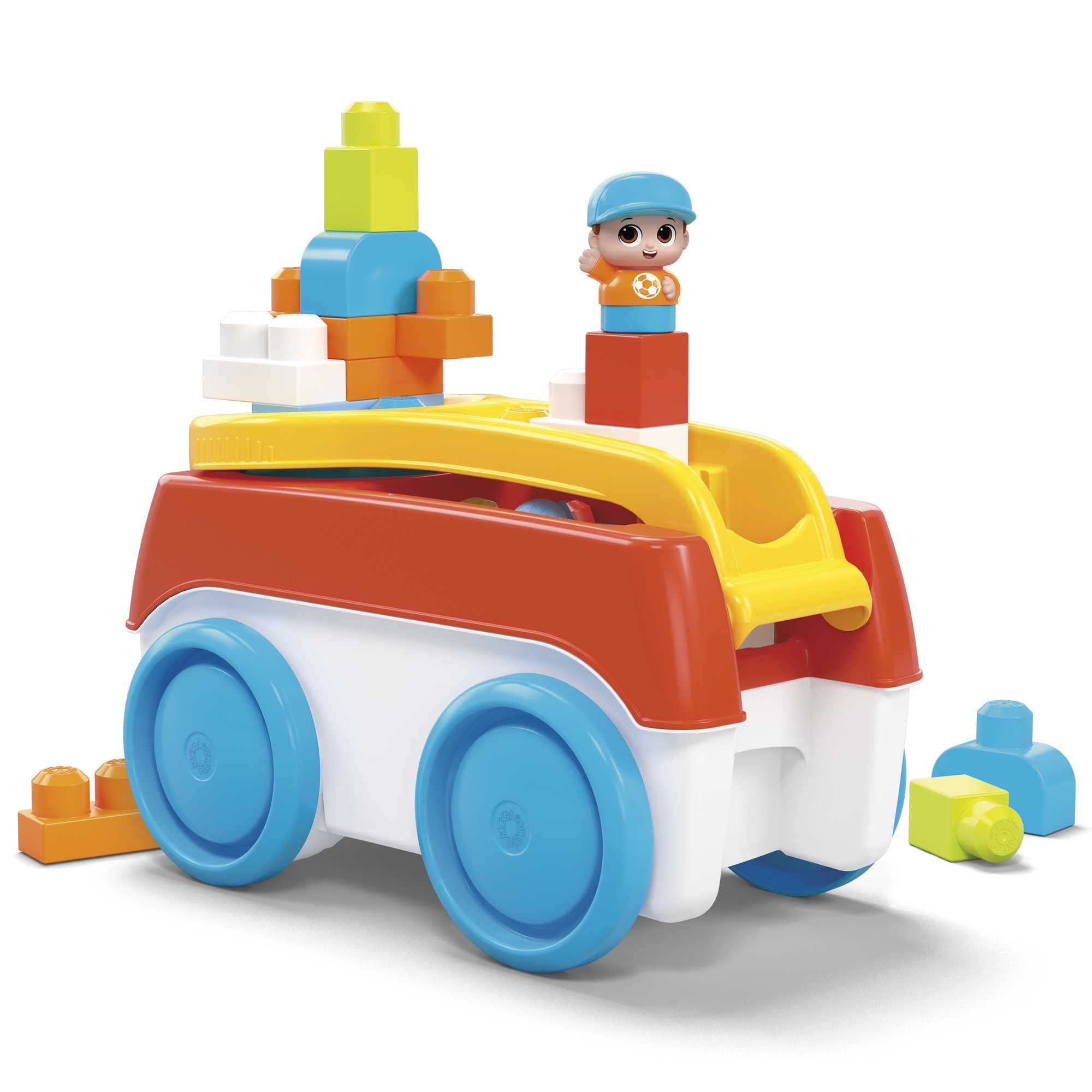 Set De Juguetes De Construcción Mega Bloks First Builders Con 20 Piezas - Venta Internacional.