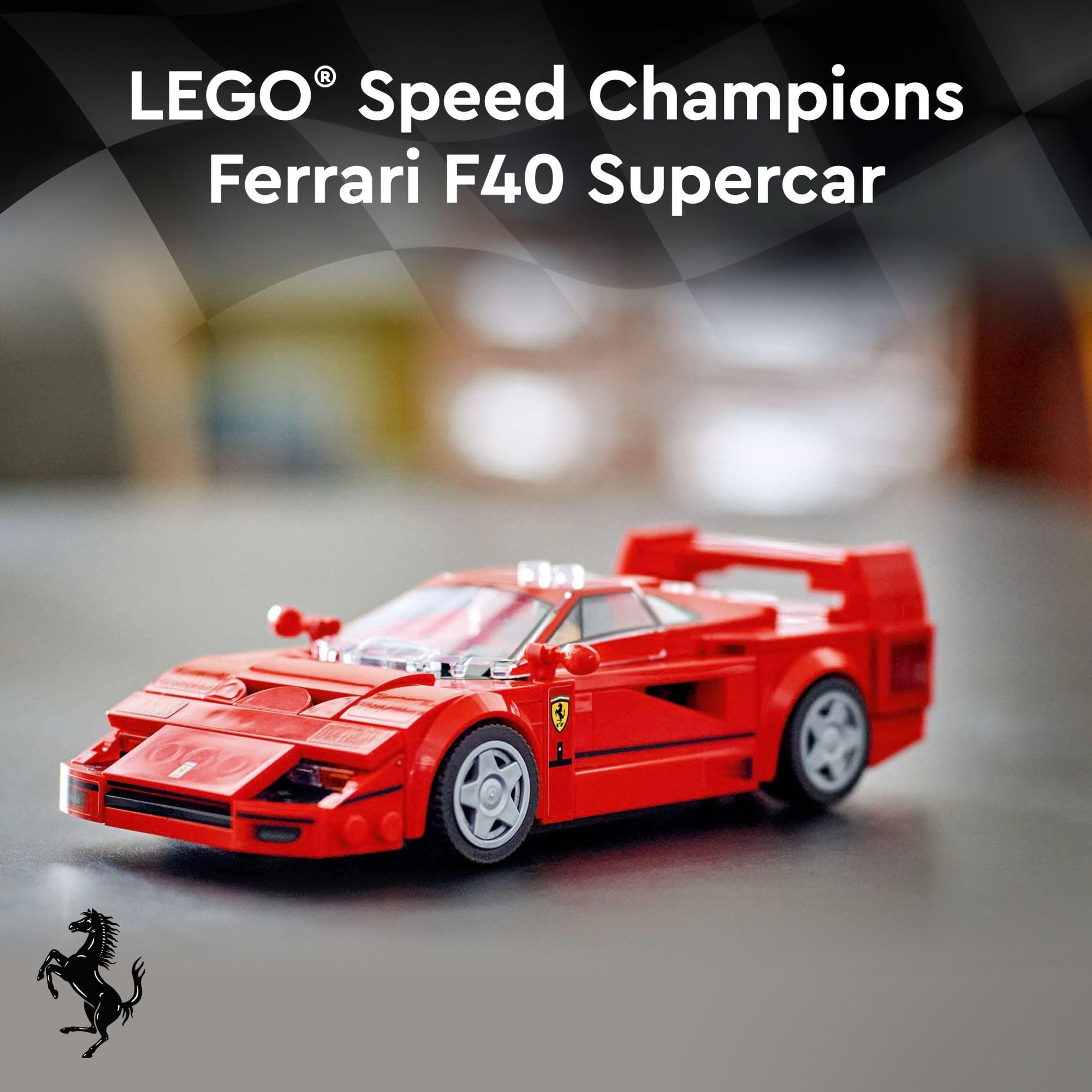 Foto 3 pulgar | Set De Construcción De Maquetas De Coches De Juguete Lego Speed Champions Ferrari F40 - Venta Internacional.