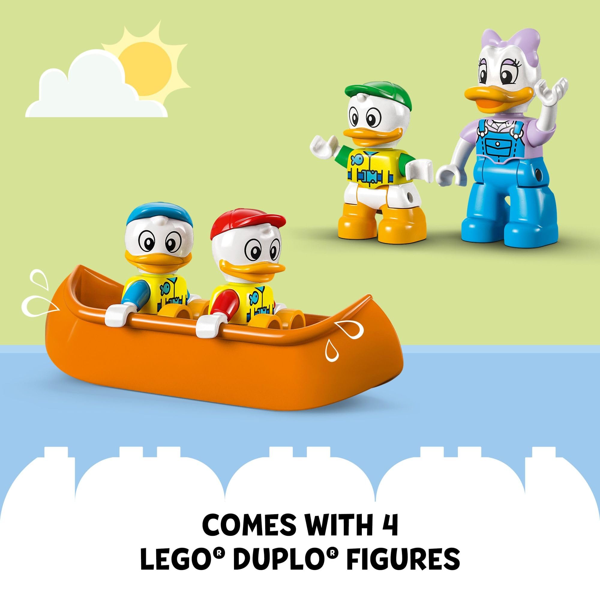 Foto 8 pulgar | Set De Juguetes De Construcción Lego Duplo Disney Mickey Camping 10997 - Venta Internacional.