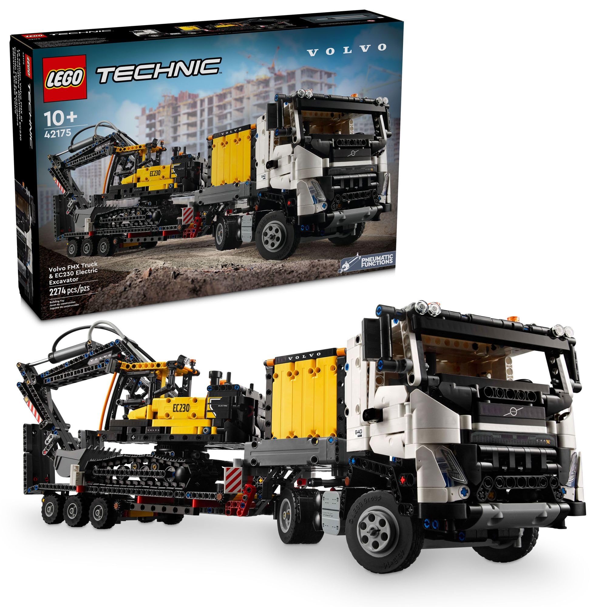 Juguete De Construcción Lego Technic Volvo Fmx Truck & Ec230 Excavator - Venta Internacional.