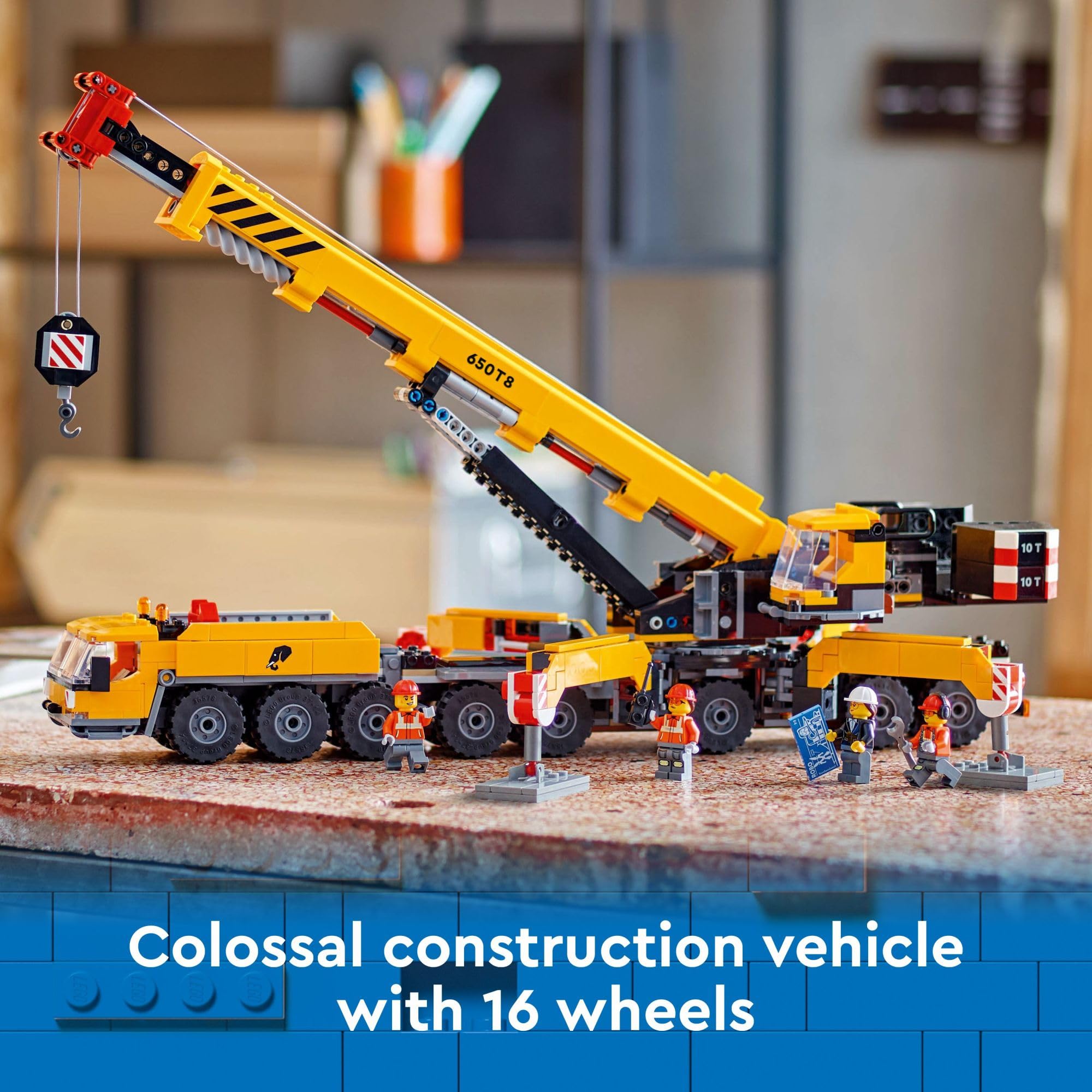 Foto 4 pulgar | Juguete De Construcción Lego City Mobile Crane 60409 Con 4 Minifiguras - Venta Internacional.