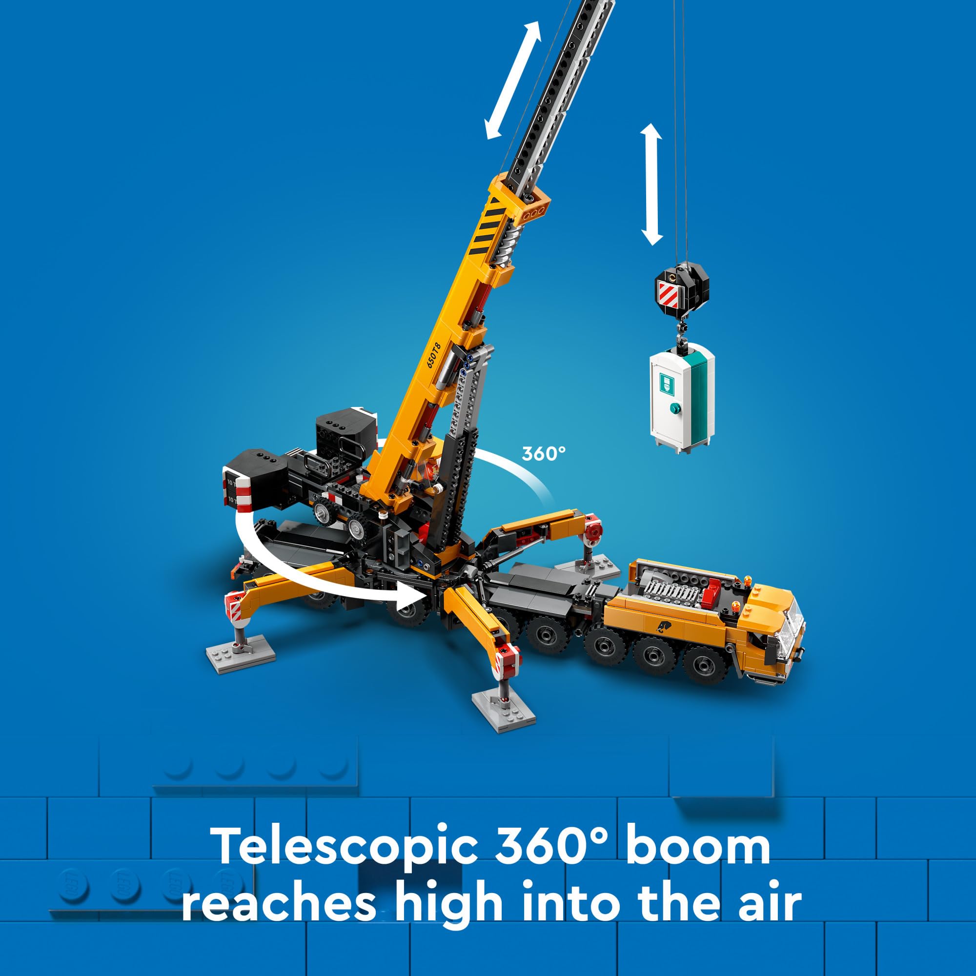 Foto 5 pulgar | Juguete De Construcción Lego City Mobile Crane 60409 Con 4 Minifiguras - Venta Internacional.