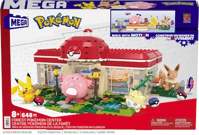 Foto 6 | Set De Juguetes De Construcción Mega Pokémon Forest Pokémon Center 648 Piezas - Venta Internacional.