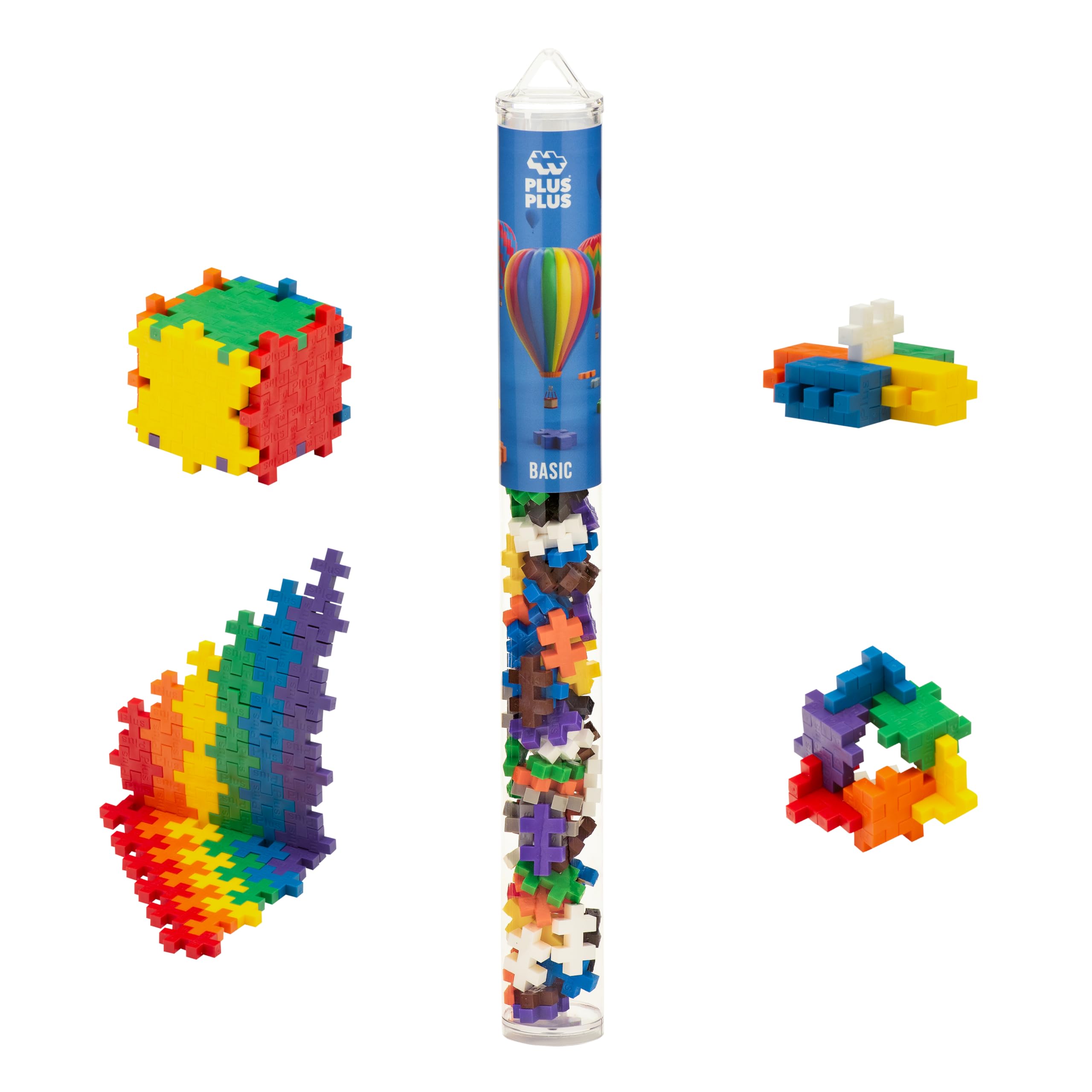 Construction Building Toy Plus Plus, 70 Piezas, Mezcla De Colores Básicos - Venta Internacional.