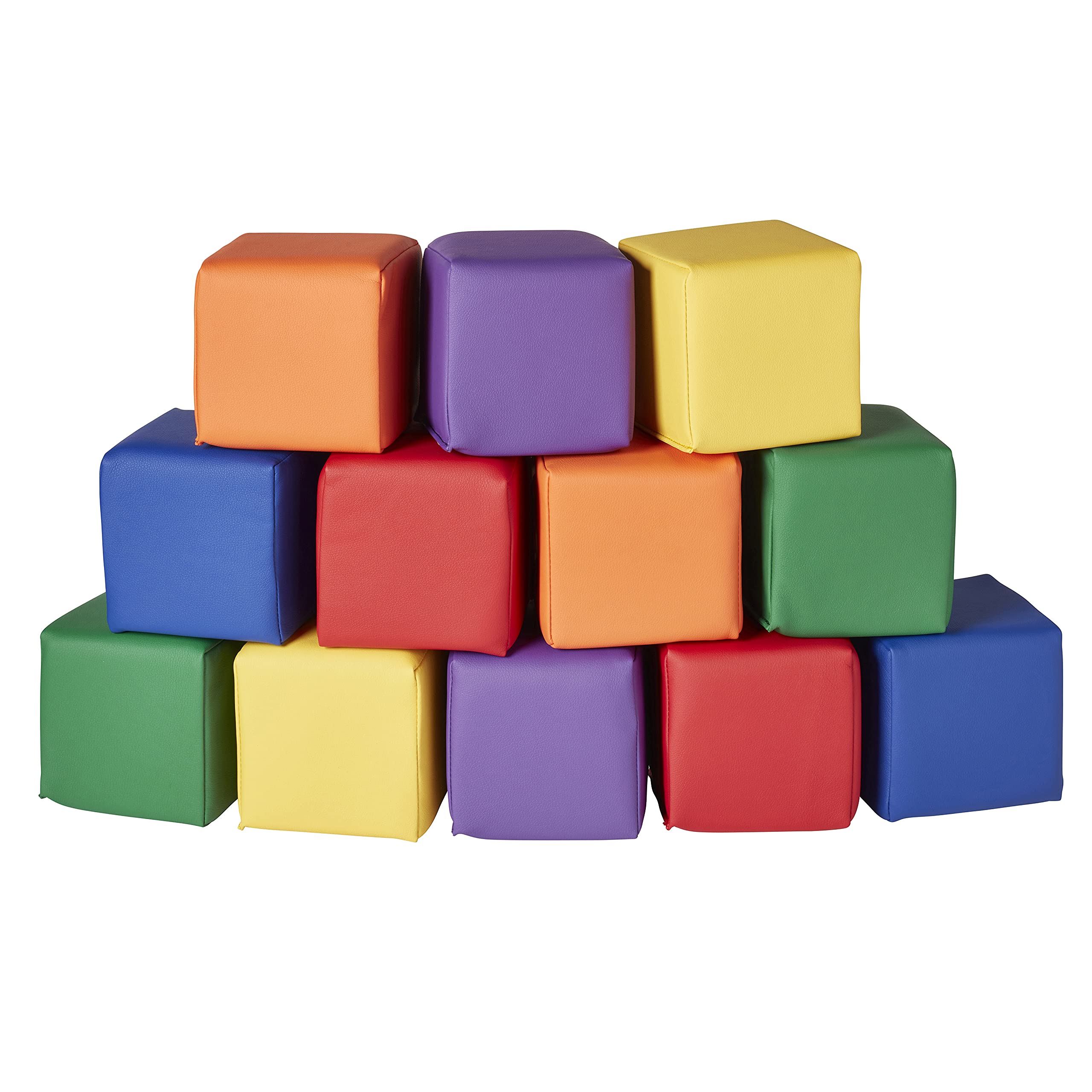 Foto 2 pulgar | Building Blocks Ecr4kids Softzone Patchwork Para Niños Pequeños, 12 Piezas - Venta Internacional.