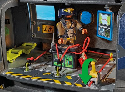 Foto 6 | Unidad Táctica Playmobil Para Aviones De Rescate Con Luces Y Sonido - Venta Internacional.