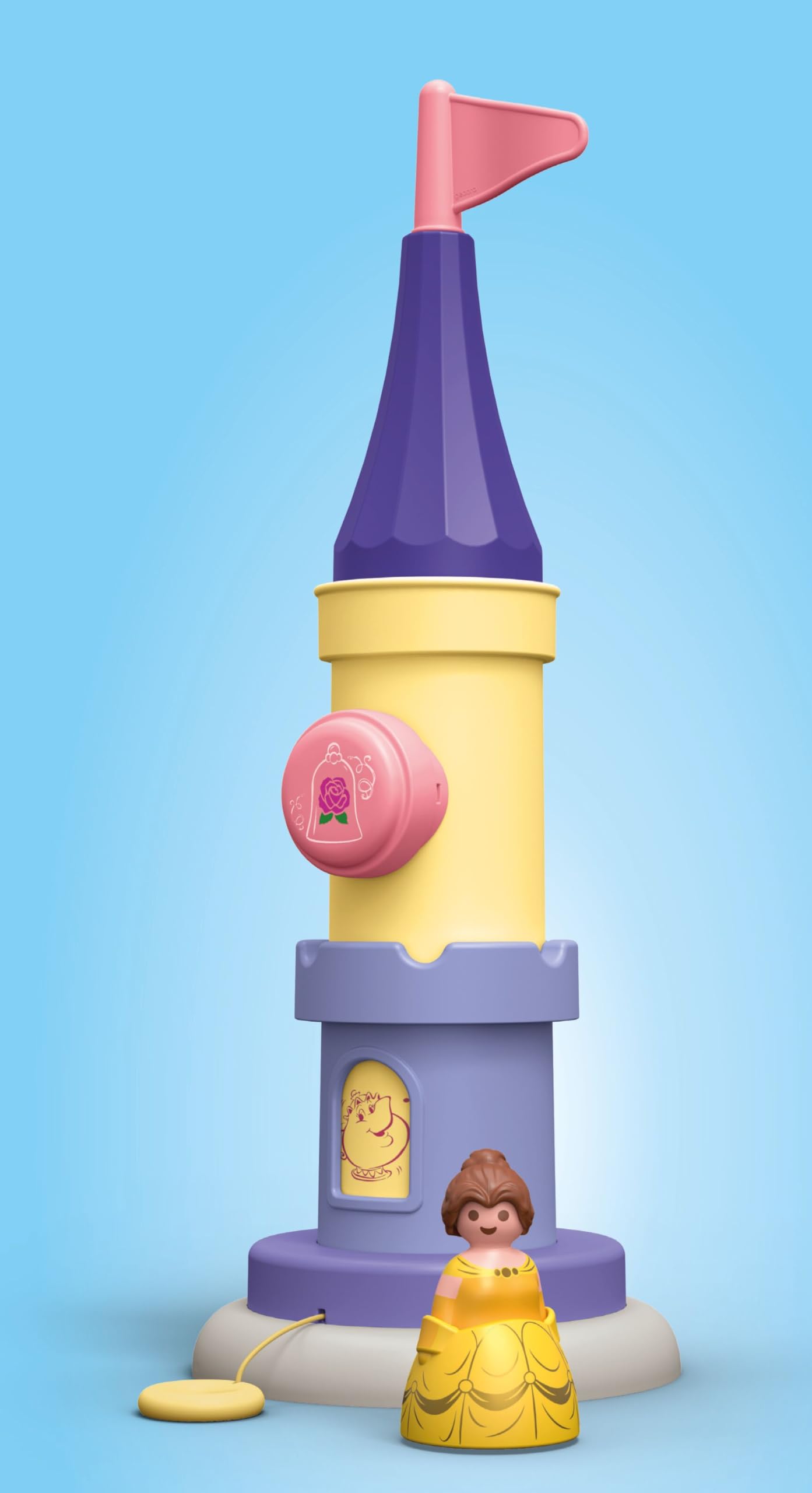 Foto 4 pulgar | Playmobil Junior Y Disney Belle's Play Tower Con Sonido - Venta Internacional.