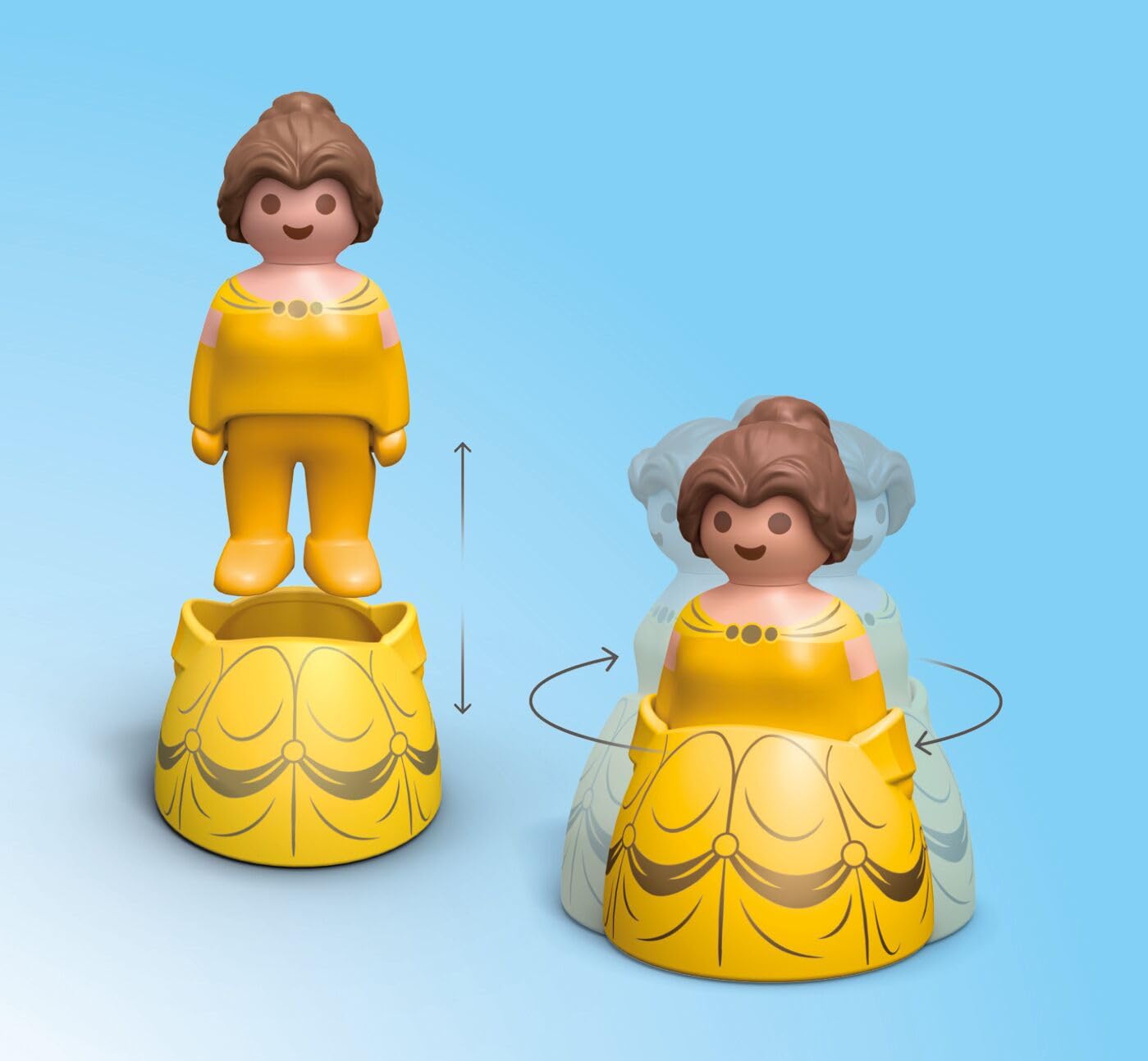 Foto 6 pulgar | Playmobil Junior Y Disney Belle's Play Tower Con Sonido - Venta Internacional.