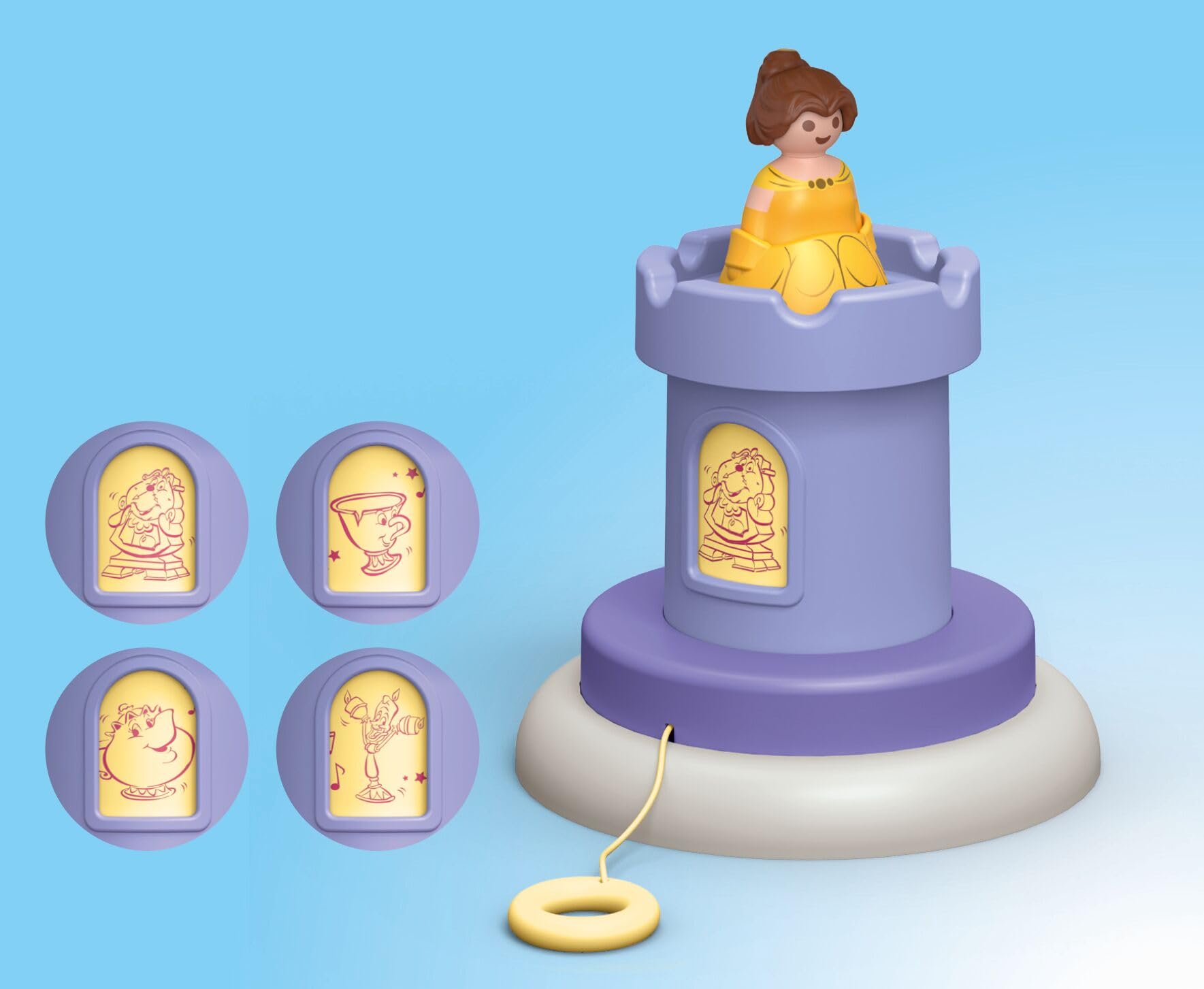 Foto 7 pulgar | Playmobil Junior Y Disney Belle's Play Tower Con Sonido - Venta Internacional.