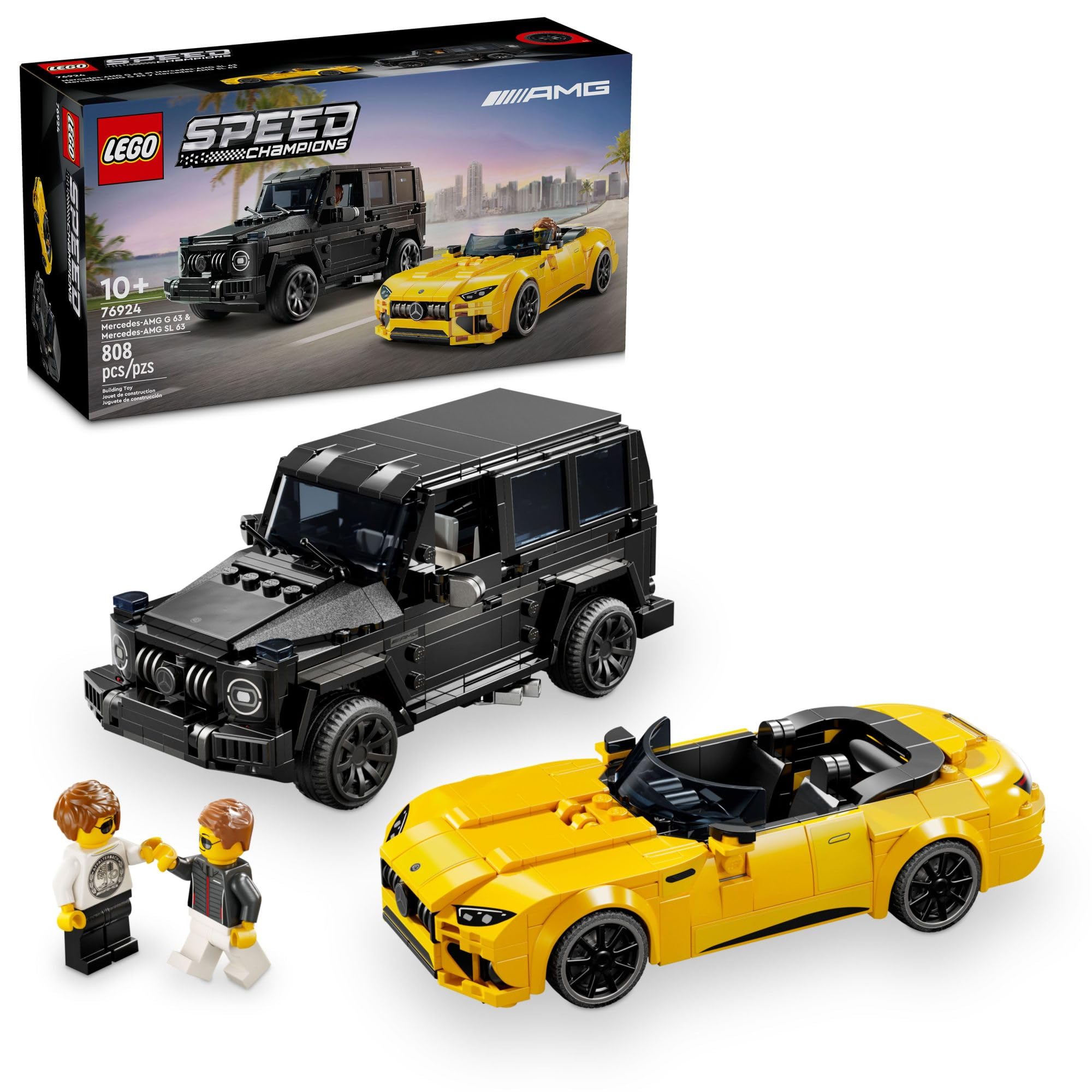 Foto 2 pulgar | Coche De Juguete Lego Speed Champions Mercedes-amg G 63 Y Sl 63 F1 - Venta Internacional.