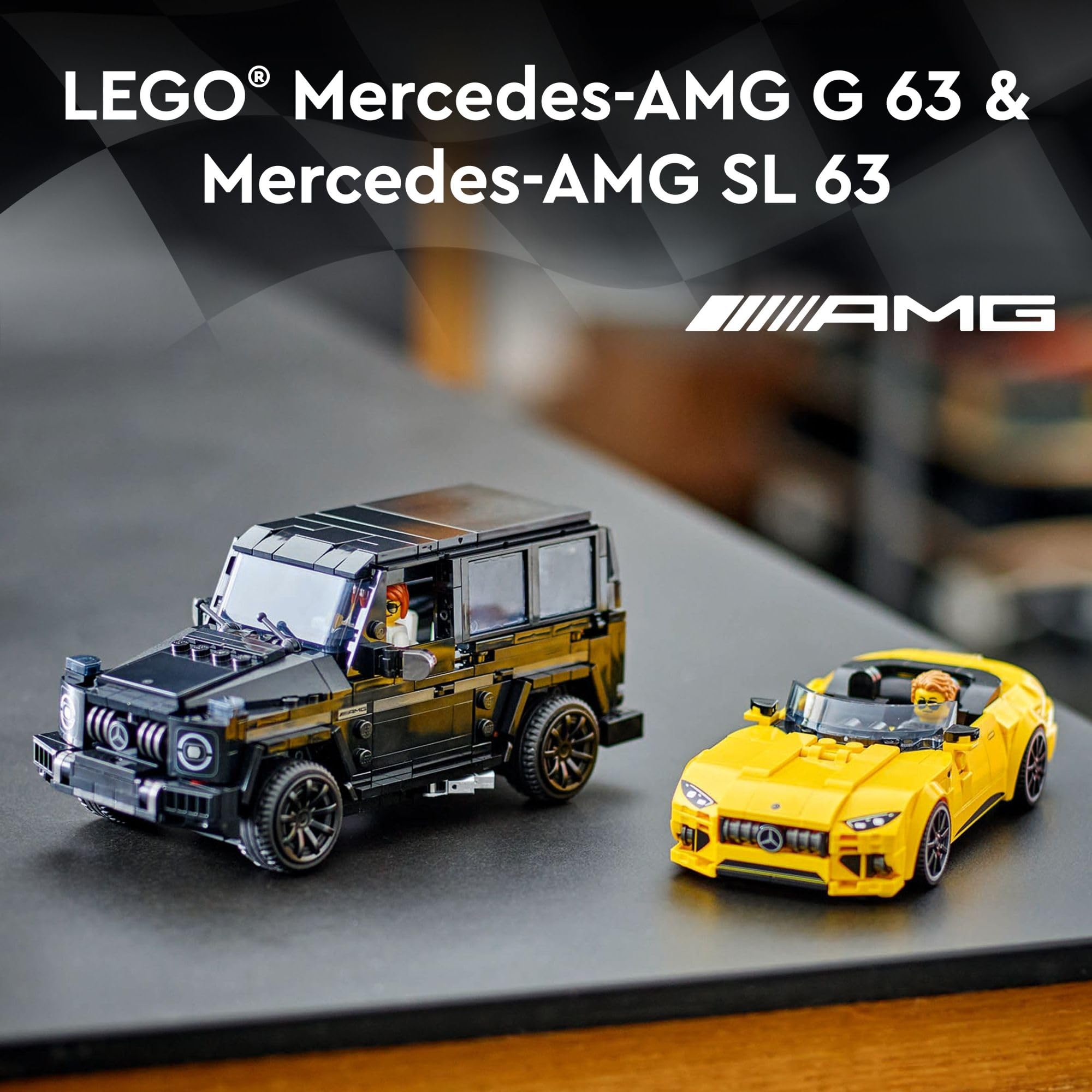 Foto 3 pulgar | Coche De Juguete Lego Speed Champions Mercedes-amg G 63 Y Sl 63 F1 - Venta Internacional.