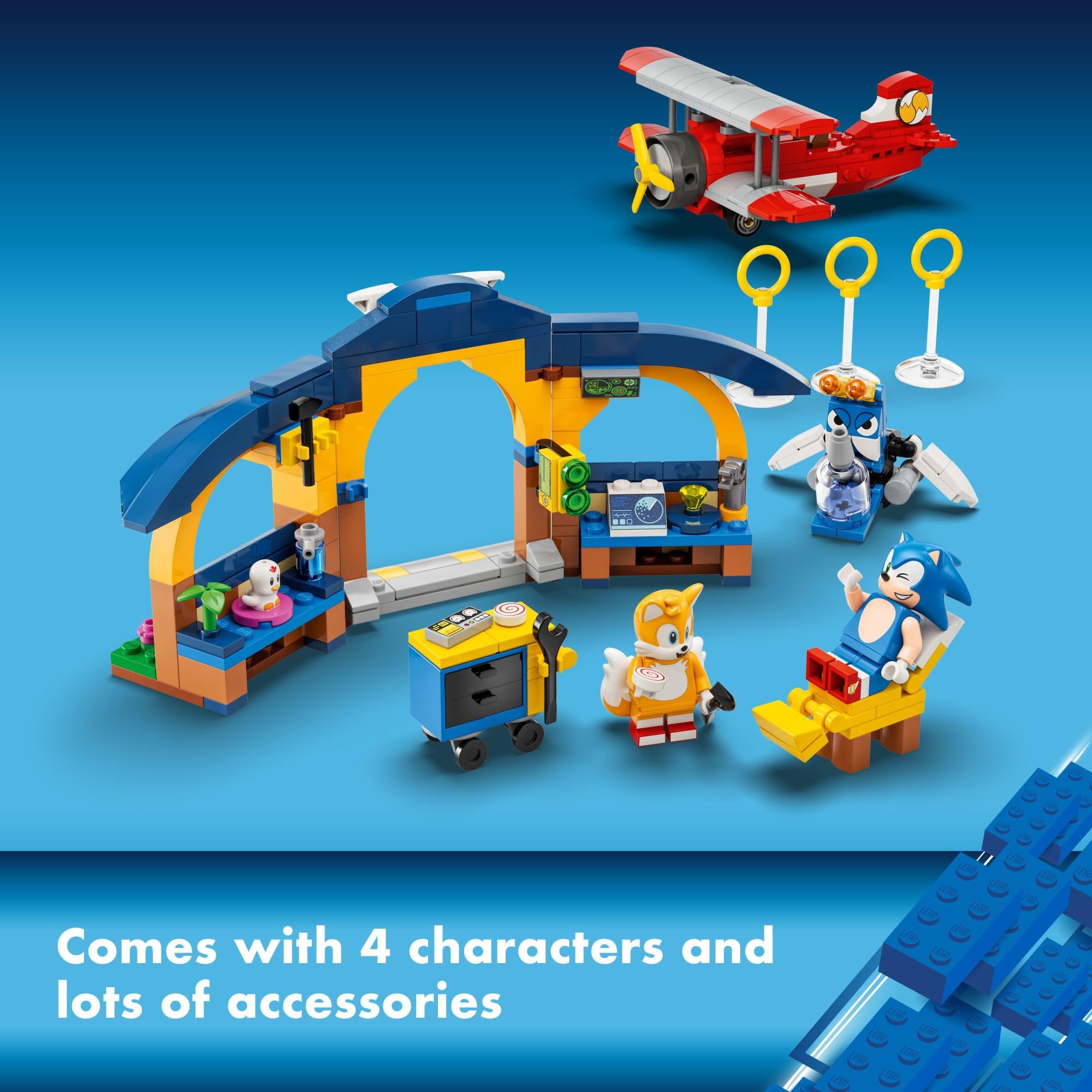 Foto 6 | Set De Juguetes De Construcción Lego Sonic The Hedgehog Tails' Workshop - Venta Internacional.