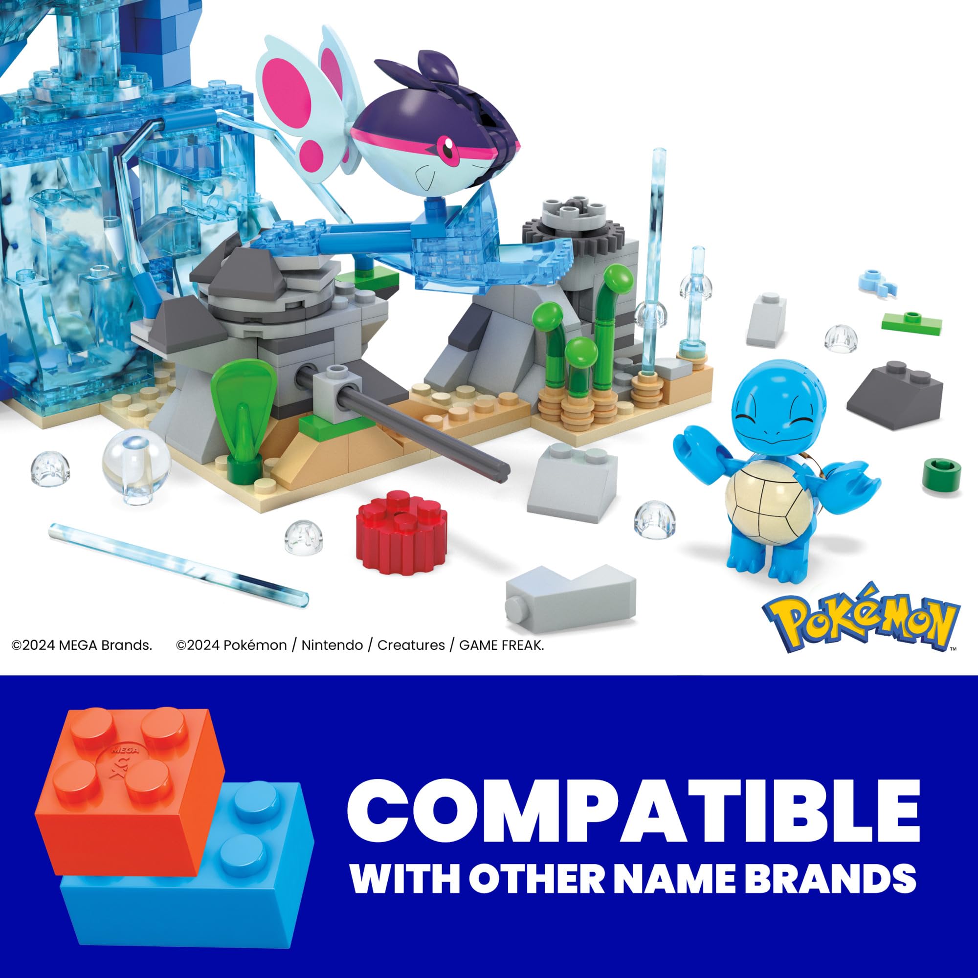 Foto 5 pulgar | Set De Juguetes De Construcción Mega Pokémon Aquatic Adventure 319 Piezas - Venta Internacional.