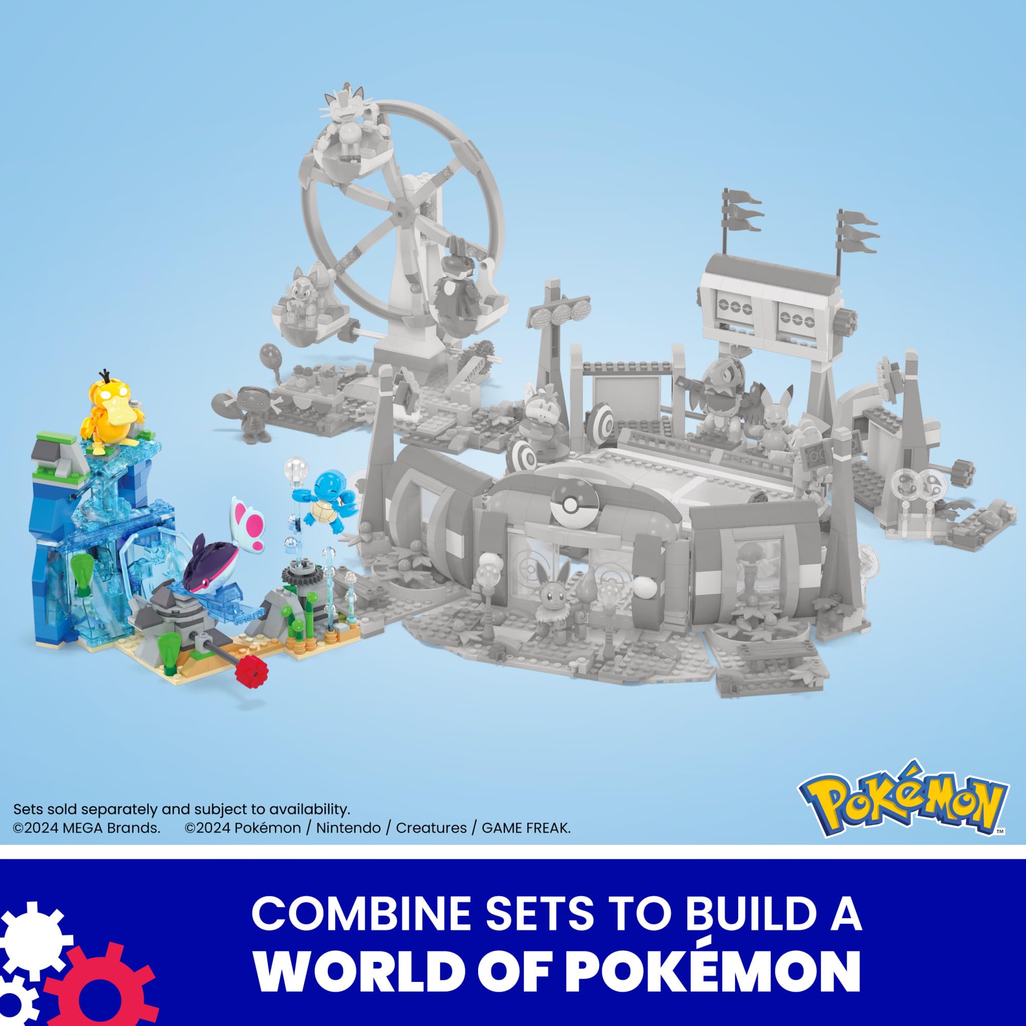 Foto 6 pulgar | Set De Juguetes De Construcción Mega Pokémon Aquatic Adventure 319 Piezas - Venta Internacional.