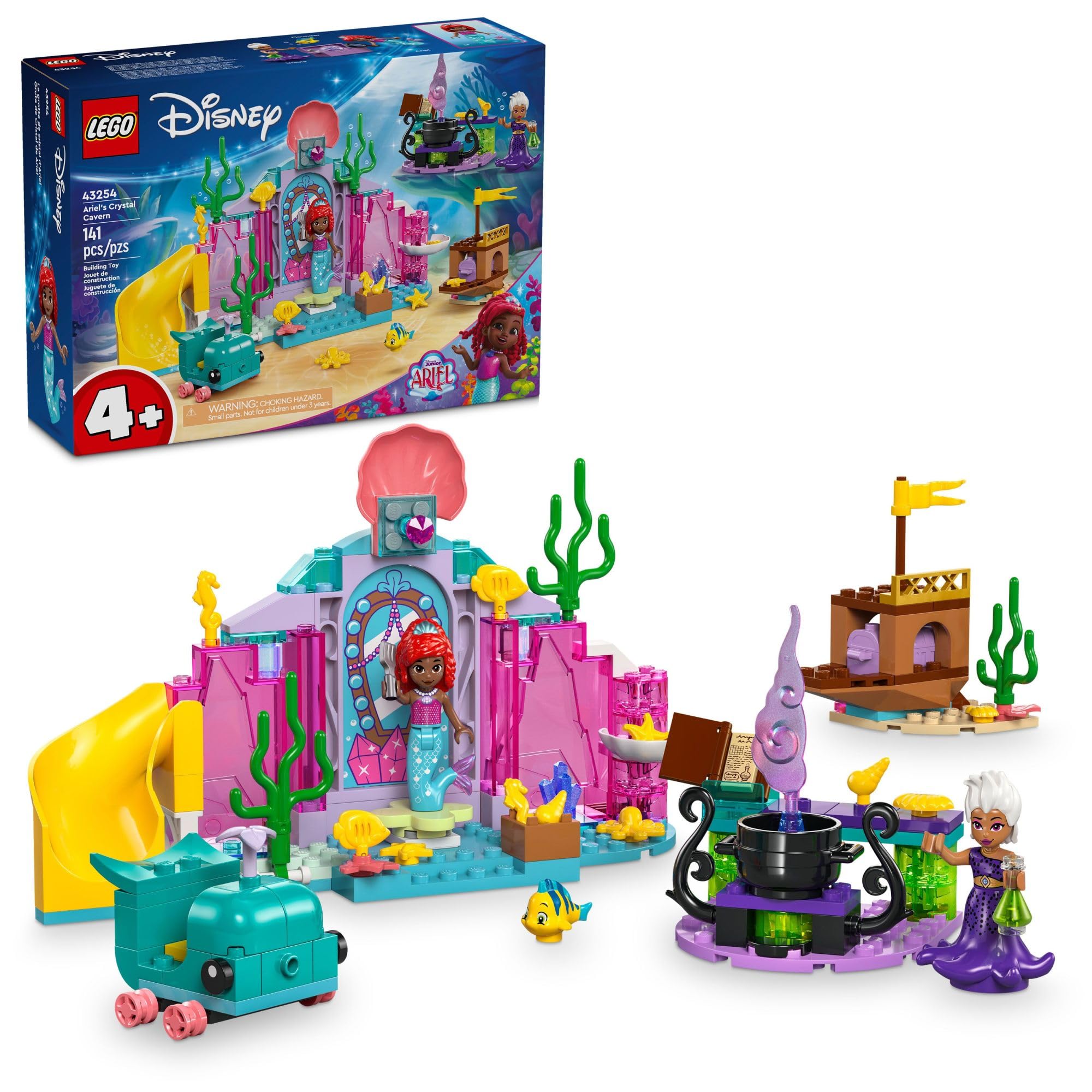 Juguete Lego De Cristal De La Princesa Disney Ariel 43254 - Venta Internacional.