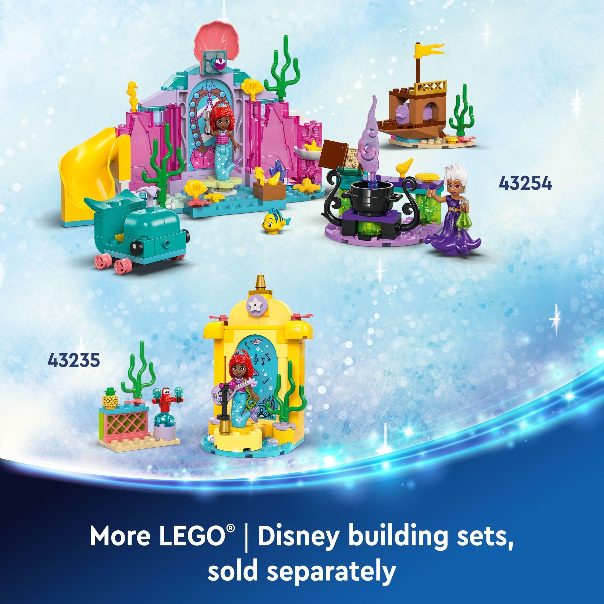 Foto 6 | Juguete Lego De Cristal De La Princesa Disney Ariel 43254 - Venta Internacional.