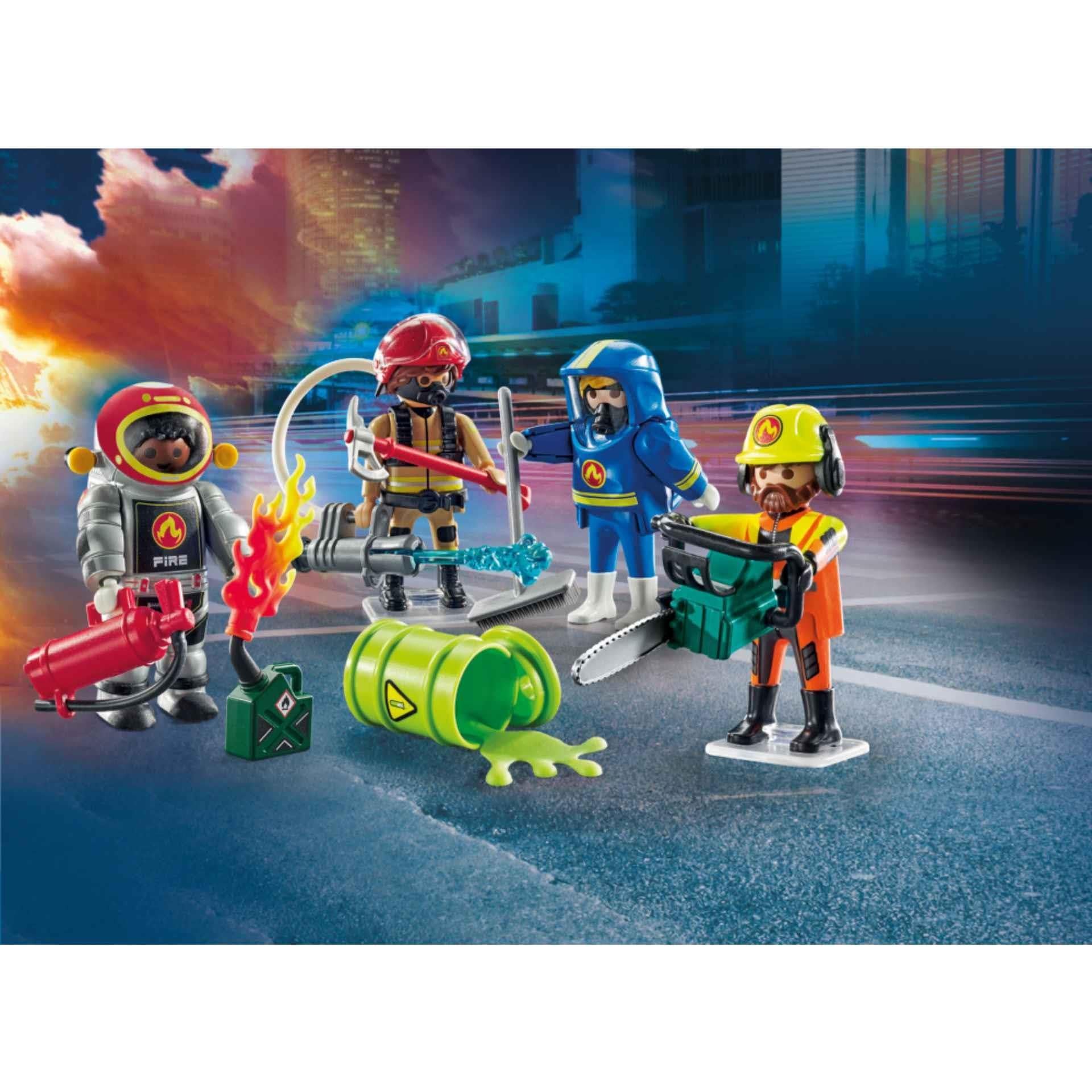 Foto 3 pulgar | Juguete Playmobil My Figures Fire Brigade 71468 Para Niños Mayores De 5 Años - Venta Internacional.