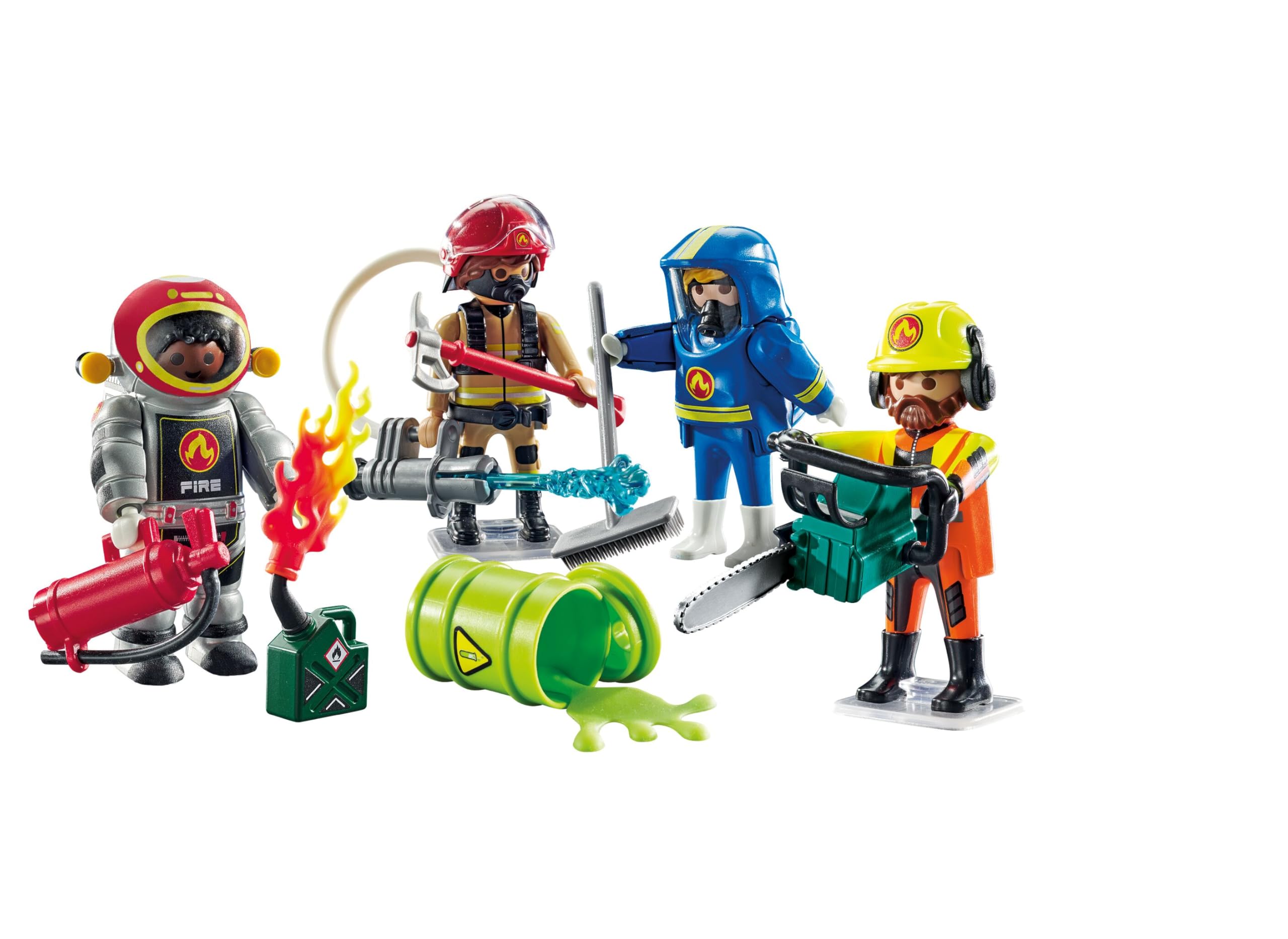 Foto 4 pulgar | Juguete Playmobil My Figures Fire Brigade 71468 Para Niños Mayores De 5 Años - Venta Internacional.