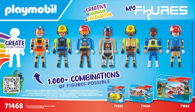 Foto 5 | Juguete Playmobil My Figures Fire Brigade 71468 Para Niños Mayores De 5 Años - Venta Internacional.