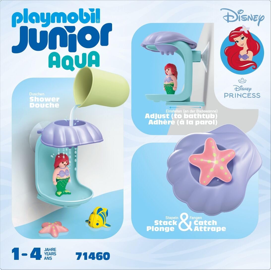Foto 8 pulgar | Toy Playmobil Junior Y Disney Ariel's Shell Shower De 1 Año O Más - Venta Internacional.