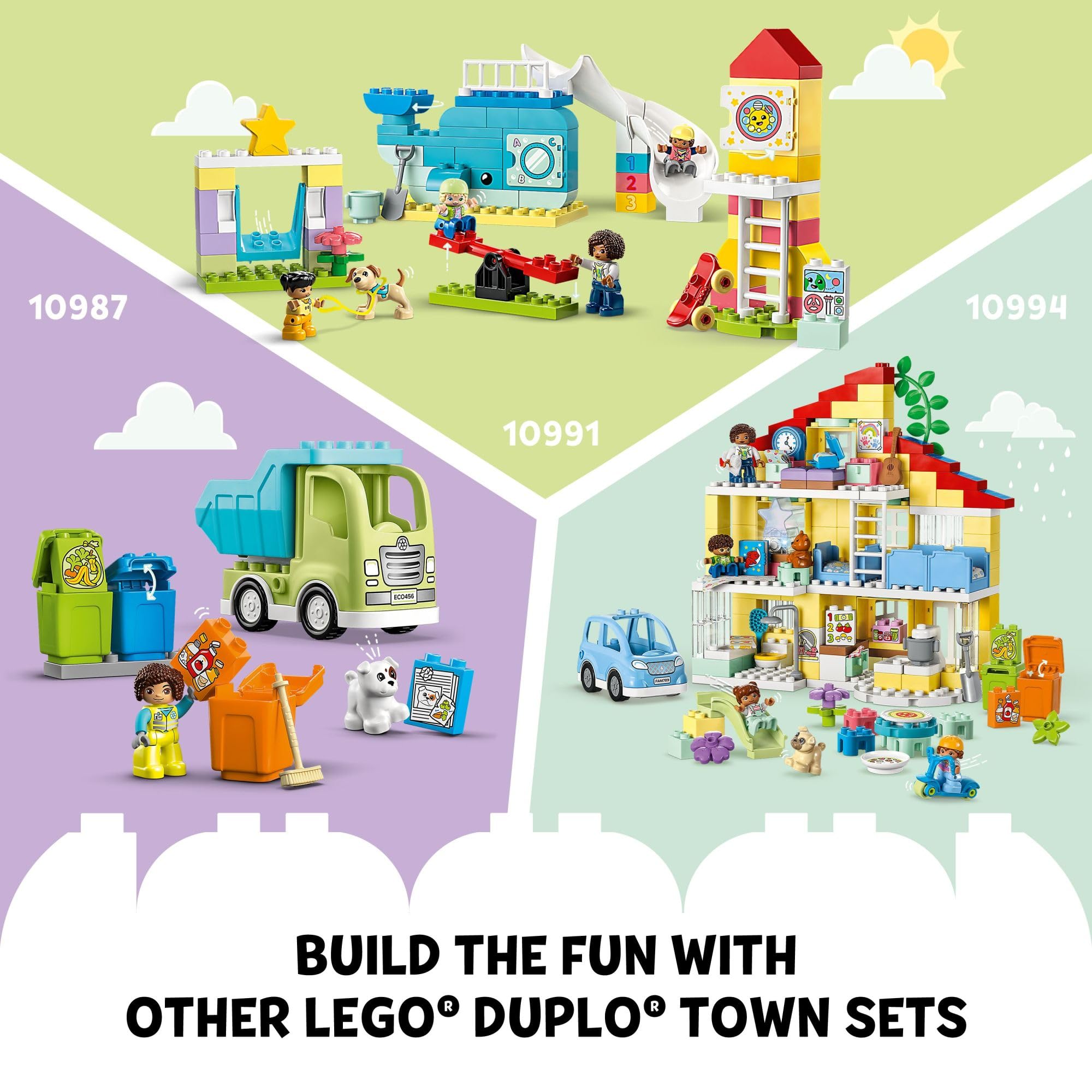 Foto 6 | Set De Juguetes De Construcción Lego Duplo Town Bus Ride 10988 Kids 2+ - Venta Internacional.