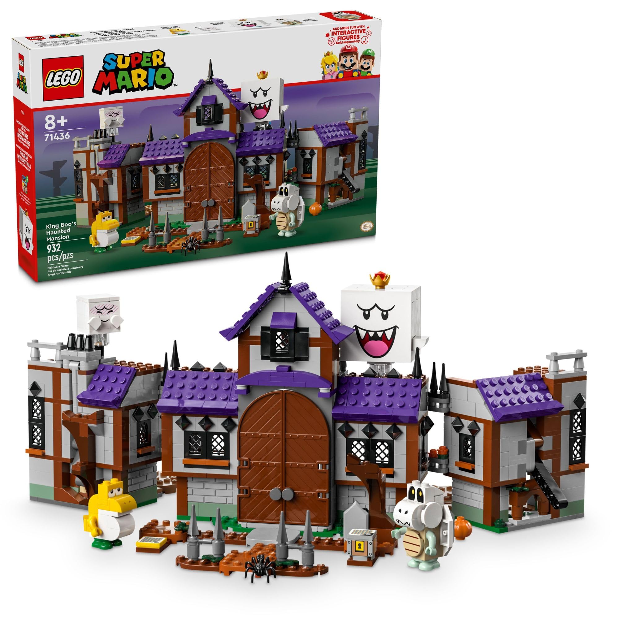 Foto 2 pulgar | Juguete De Construcción Lego Super Mario King Boo's Haunted Mansion - Venta Internacional.