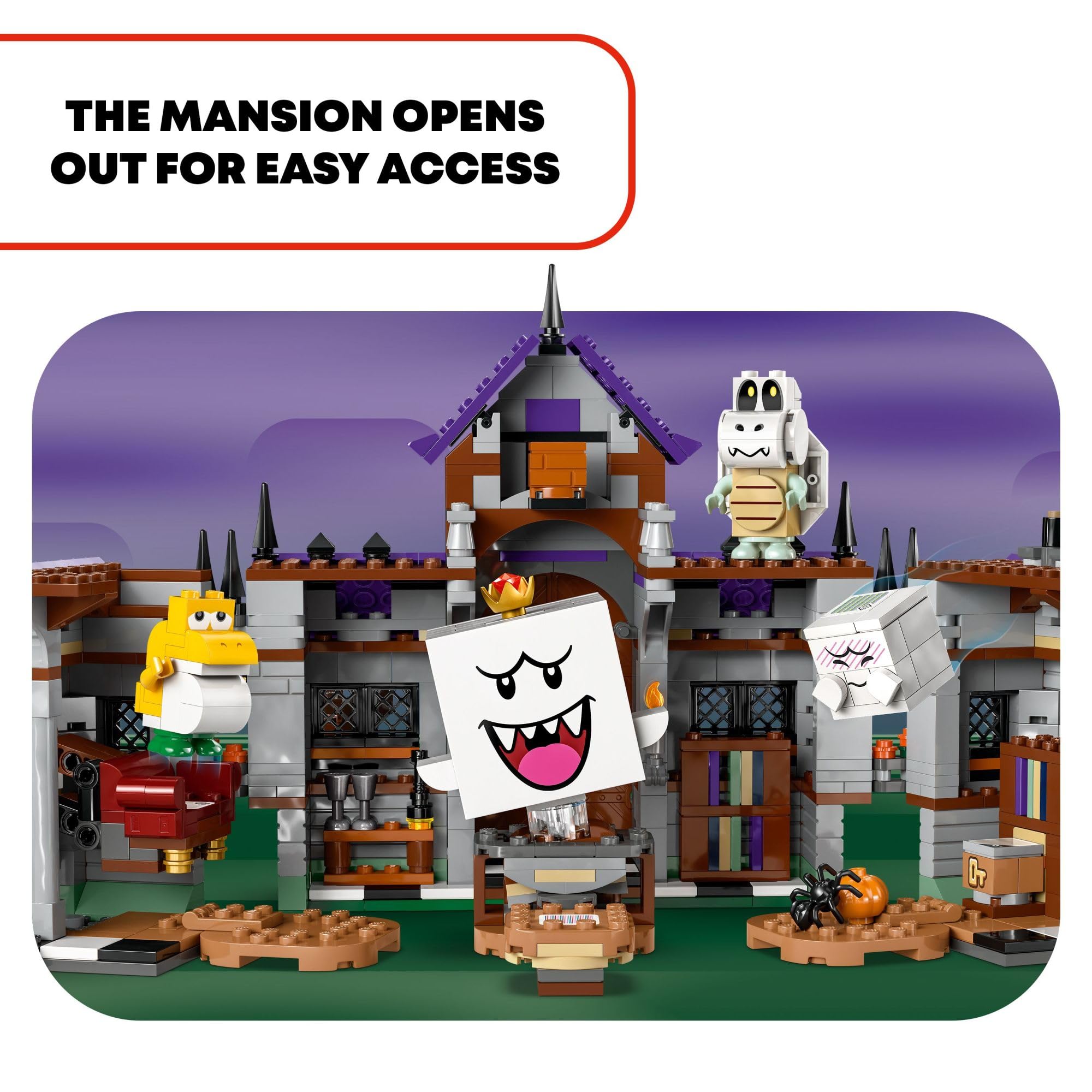 Foto 4 pulgar | Juguete De Construcción Lego Super Mario King Boo's Haunted Mansion - Venta Internacional.