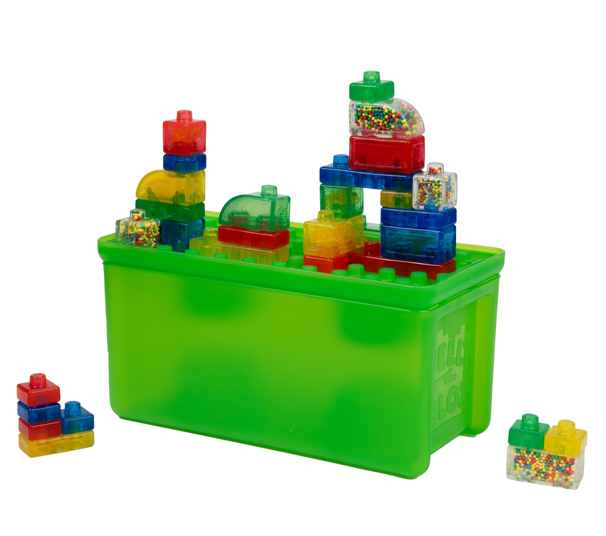 Foto 2 | Bloques De Construcción Goliath Jelly Blox Stash 'n Stack Con Almacenamiento - Venta Internacional.