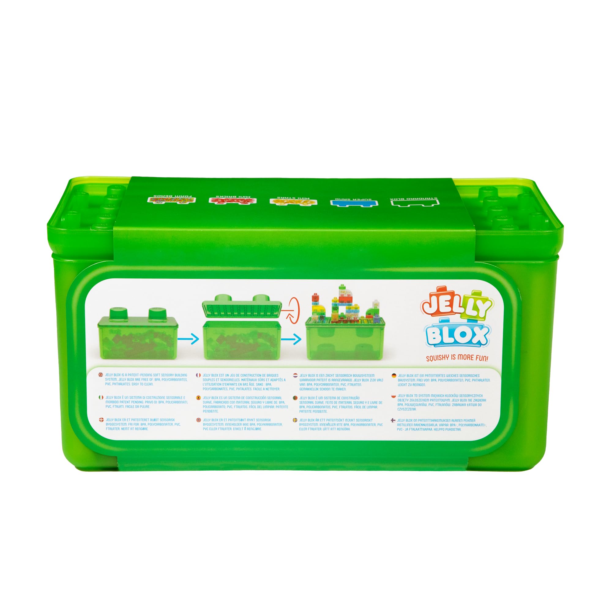 Foto 3 | Bloques De Construcción Goliath Jelly Blox Stash 'n Stack Con Almacenamiento - Venta Internacional.