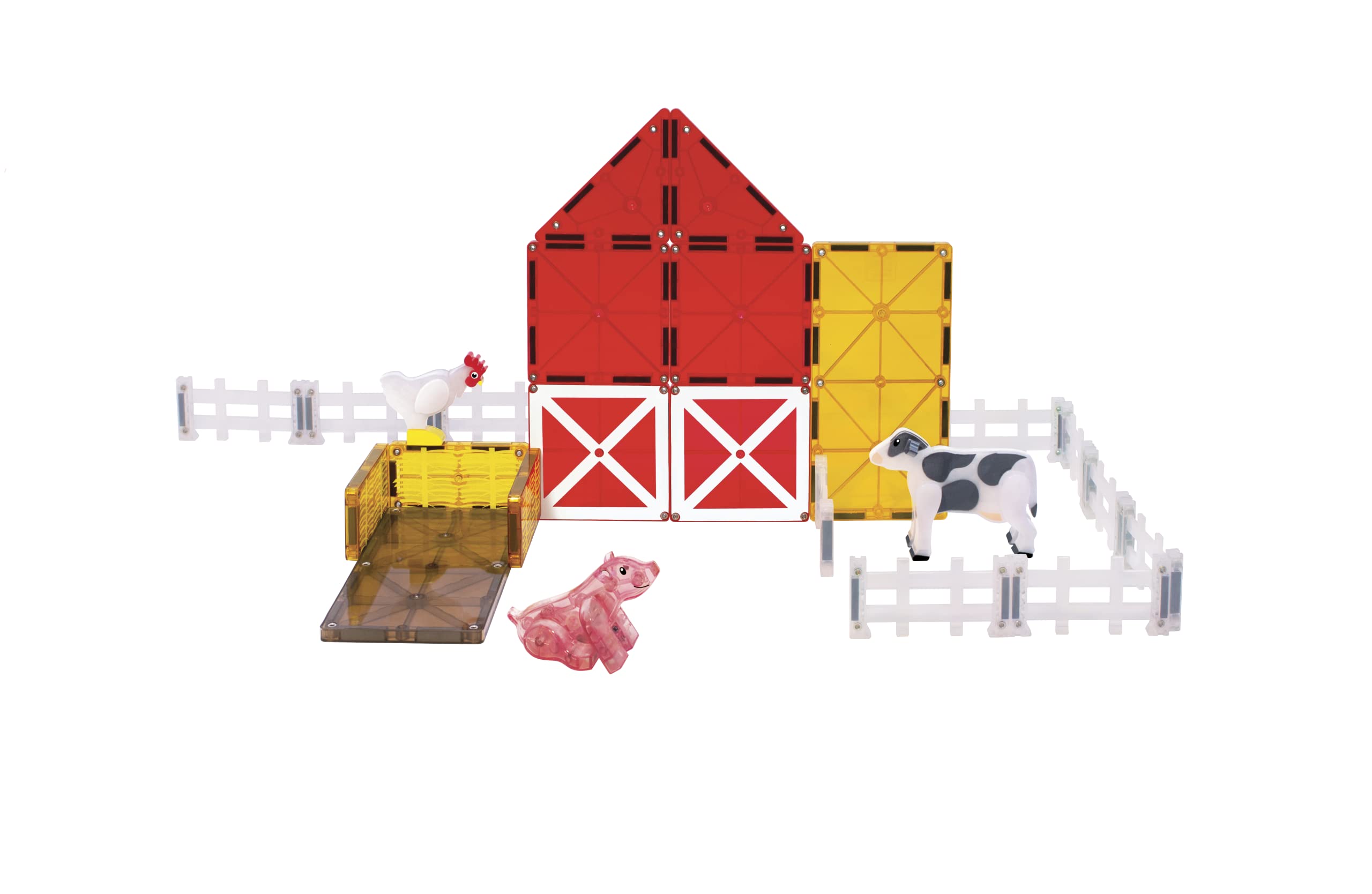 Foto 6 pulgar | Set De Construcción Magnética Magna-tiles Farm Animals, 25 Piezas - Venta Internacional.