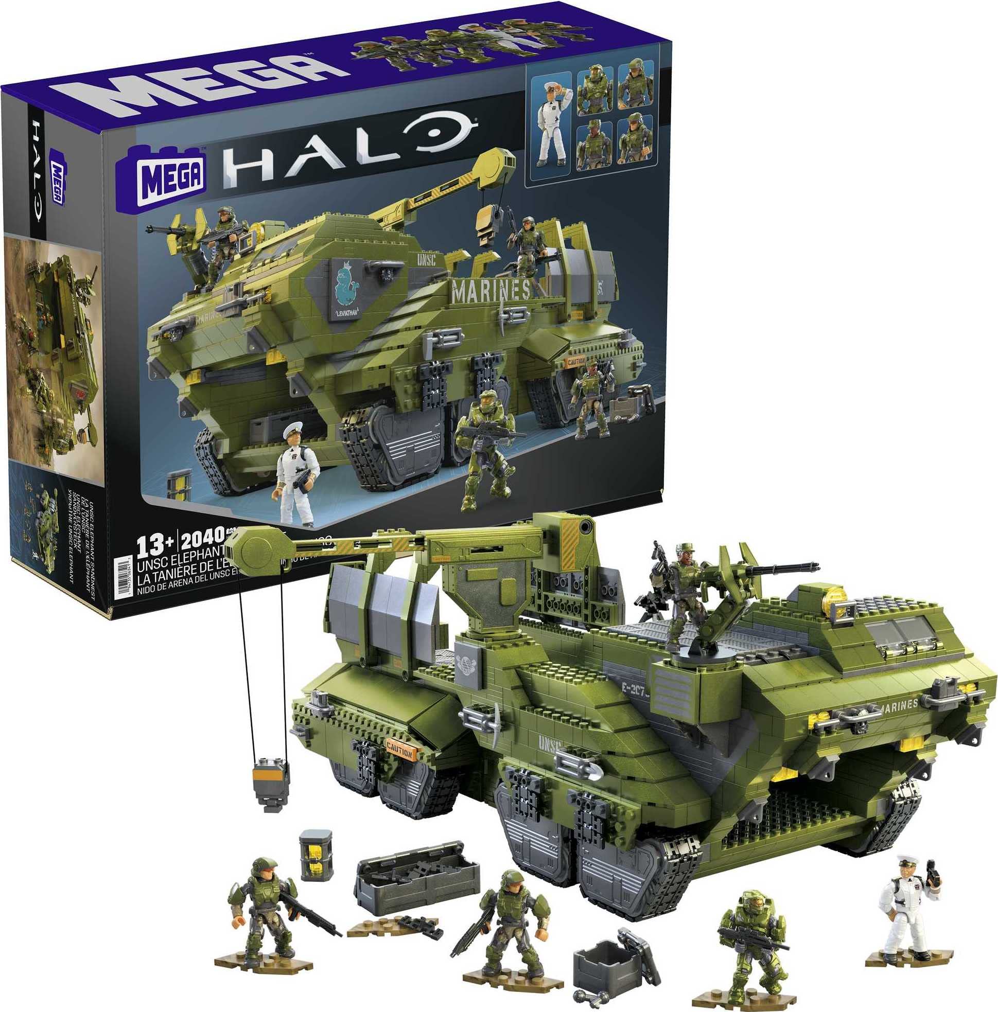 Set De Construcción Mega Halo Infinite Unsc Elephant Sandnest Tank - Venta Internacional.