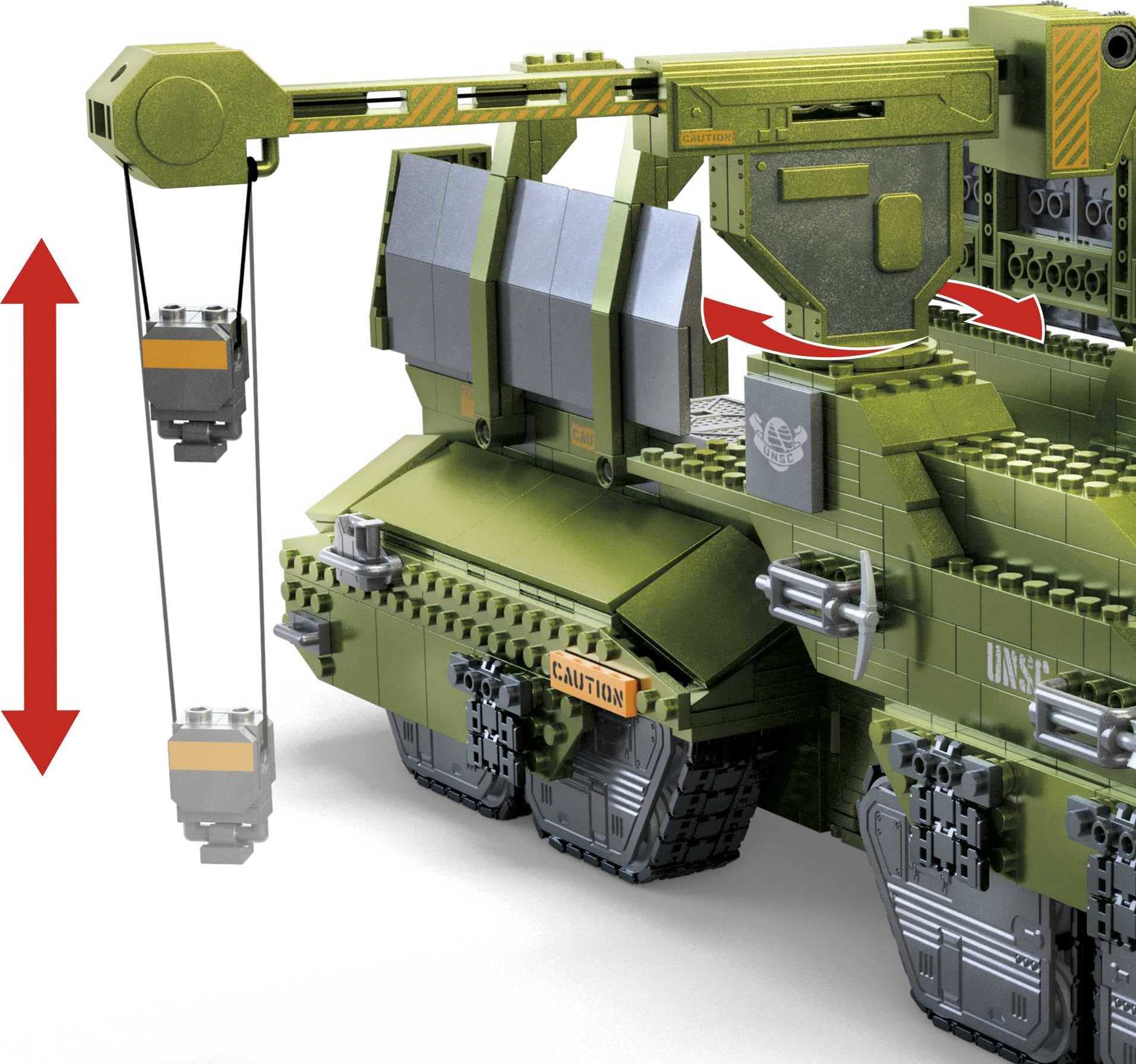 Foto 4 pulgar | Set De Construcción Mega Halo Infinite Unsc Elephant Sandnest Tank - Venta Internacional.