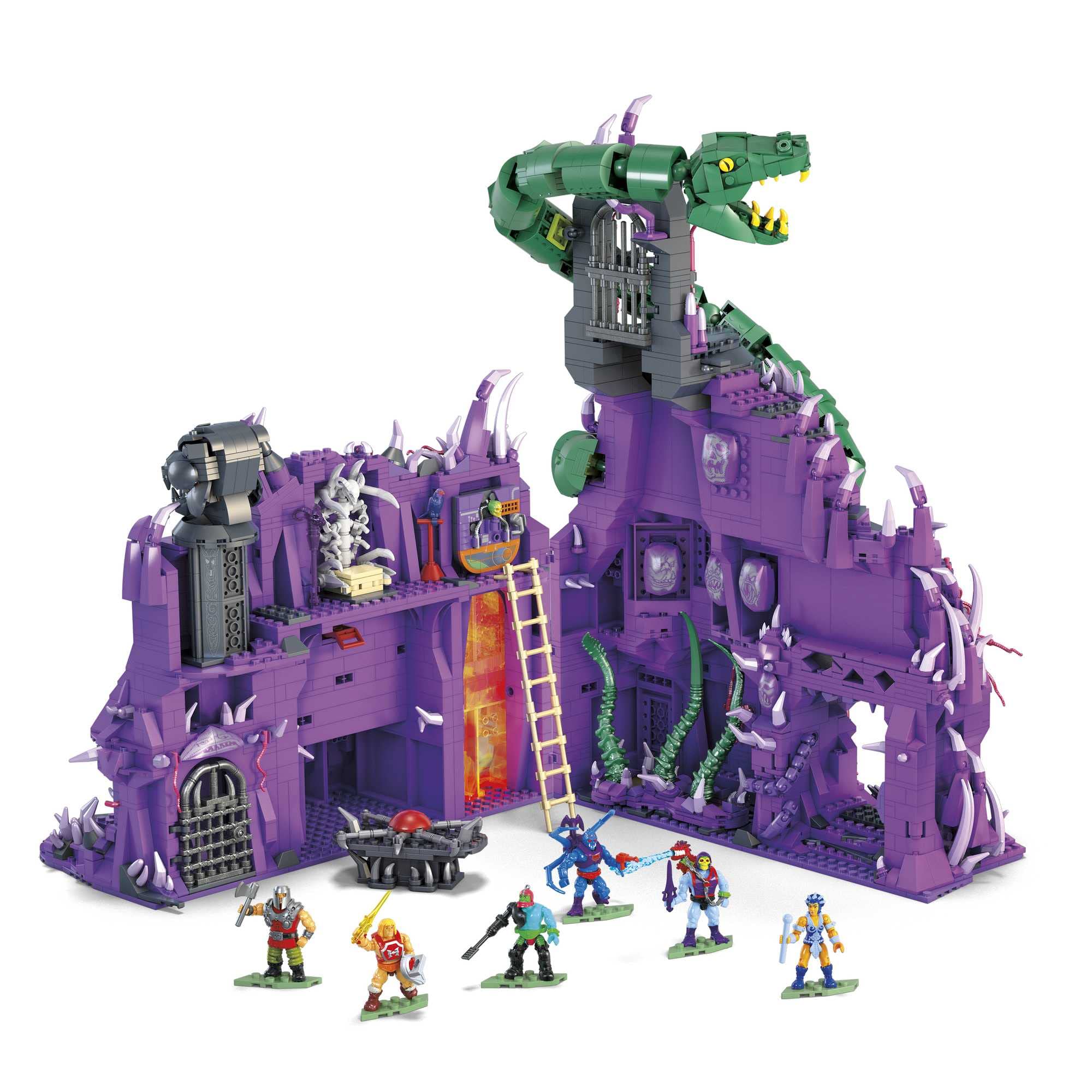 Set De Juguetes De Construcción Mega Masters Of The Universe Snake Mountain - Venta Internacional.