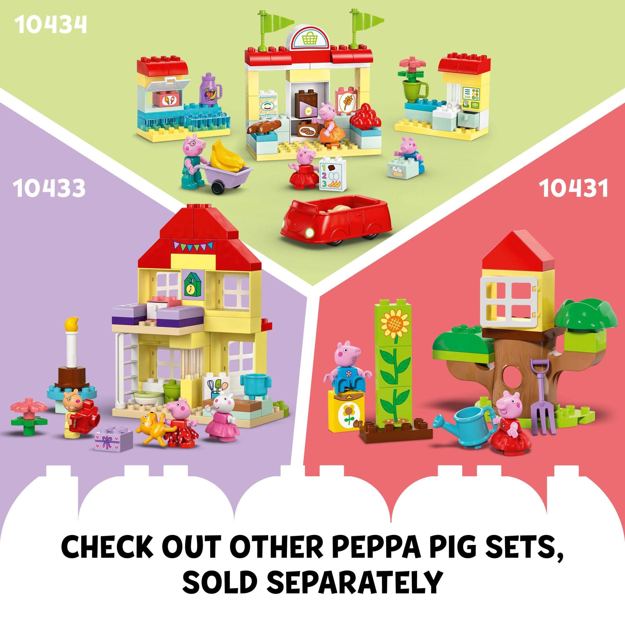 Foto 7 pulgar | Set De Aprendizaje Con Bloques De Construcción Lego Duplo Peppa Pig Boat Trip - Venta Internacional.