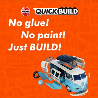 Foto 2 | Kit De Maquetas Airfix Quickbuild Volkswagen Camper De Color Azul Claro - Venta Internacional.