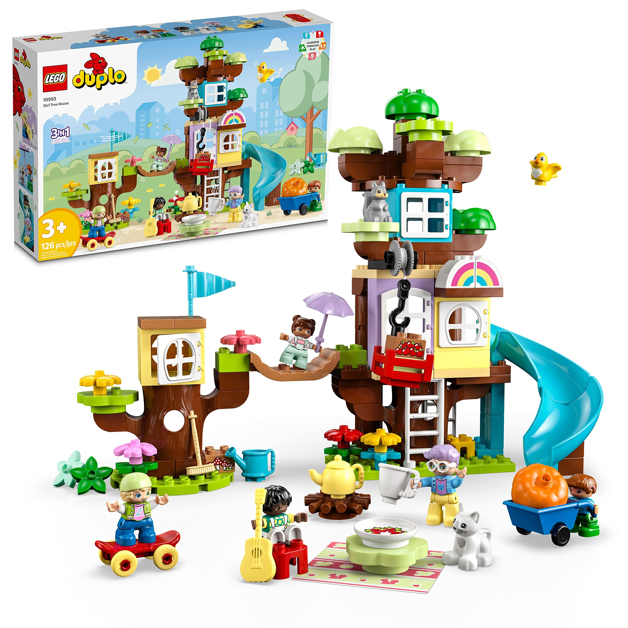 Juguete De Construcción Lego Duplo Tree House 10993 Con 8 Figuras, 3 O Más - Venta Internacional.