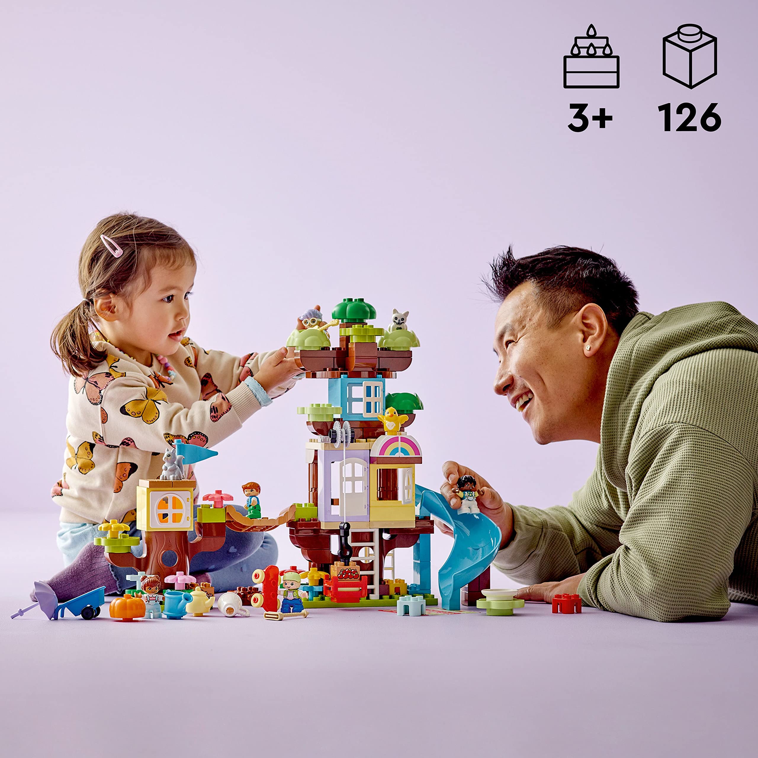 Foto 3 pulgar | Juguete De Construcción Lego Duplo Tree House 10993 Con 8 Figuras, 3 O Más - Venta Internacional.