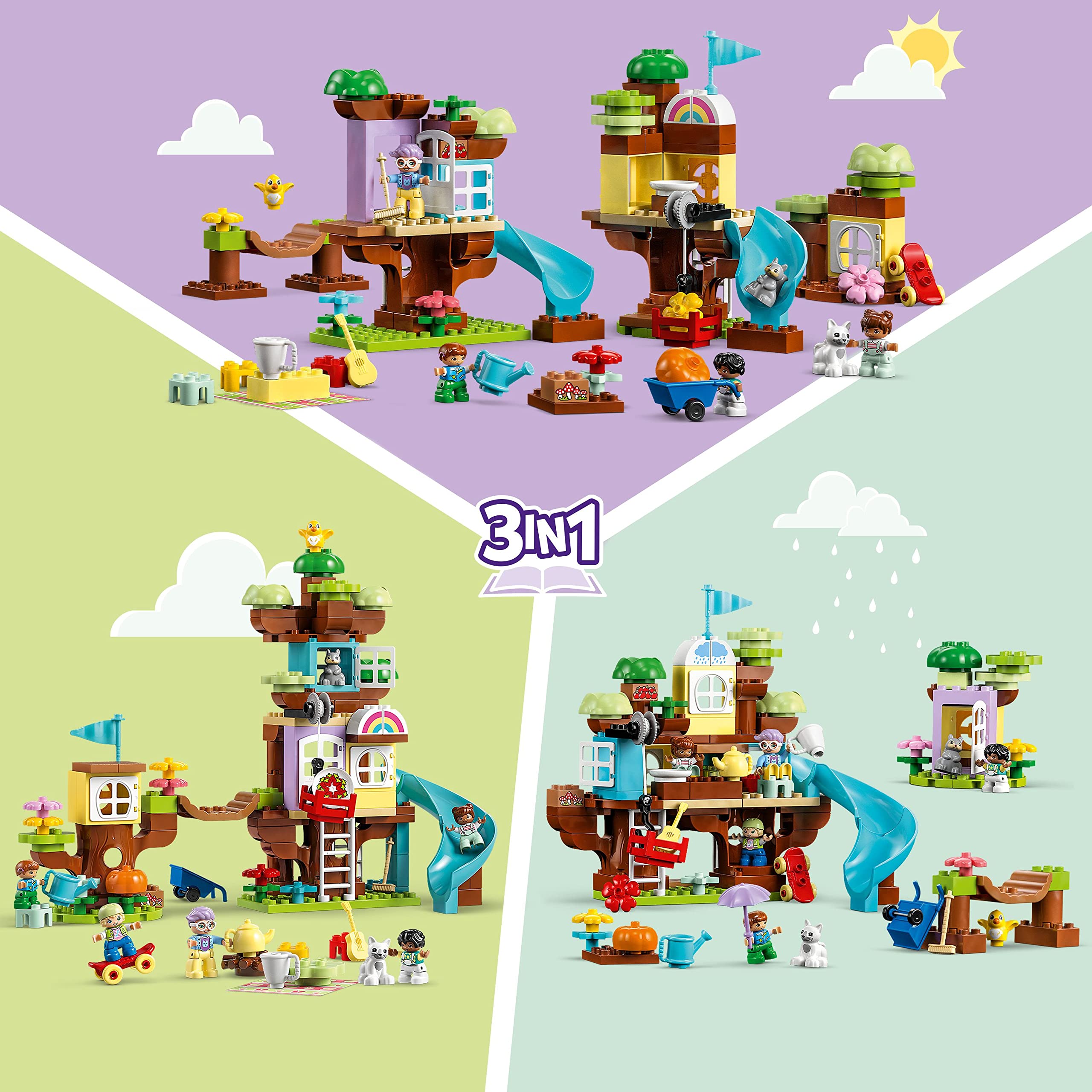 Foto 5 pulgar | Juguete De Construcción Lego Duplo Tree House 10993 Con 8 Figuras, 3 O Más - Venta Internacional.