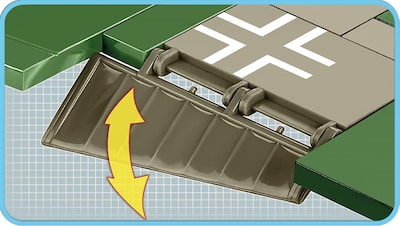 Foto 6 | Bloques De Construcción Cobi Wwii Messerschmitt Me 262a 1a 390 Unidades - Venta Internacional.