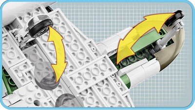 Foto 7 | Bloques De Construcción Cobi Wwii Messerschmitt Me 262a 1a 390 Unidades - Venta Internacional.